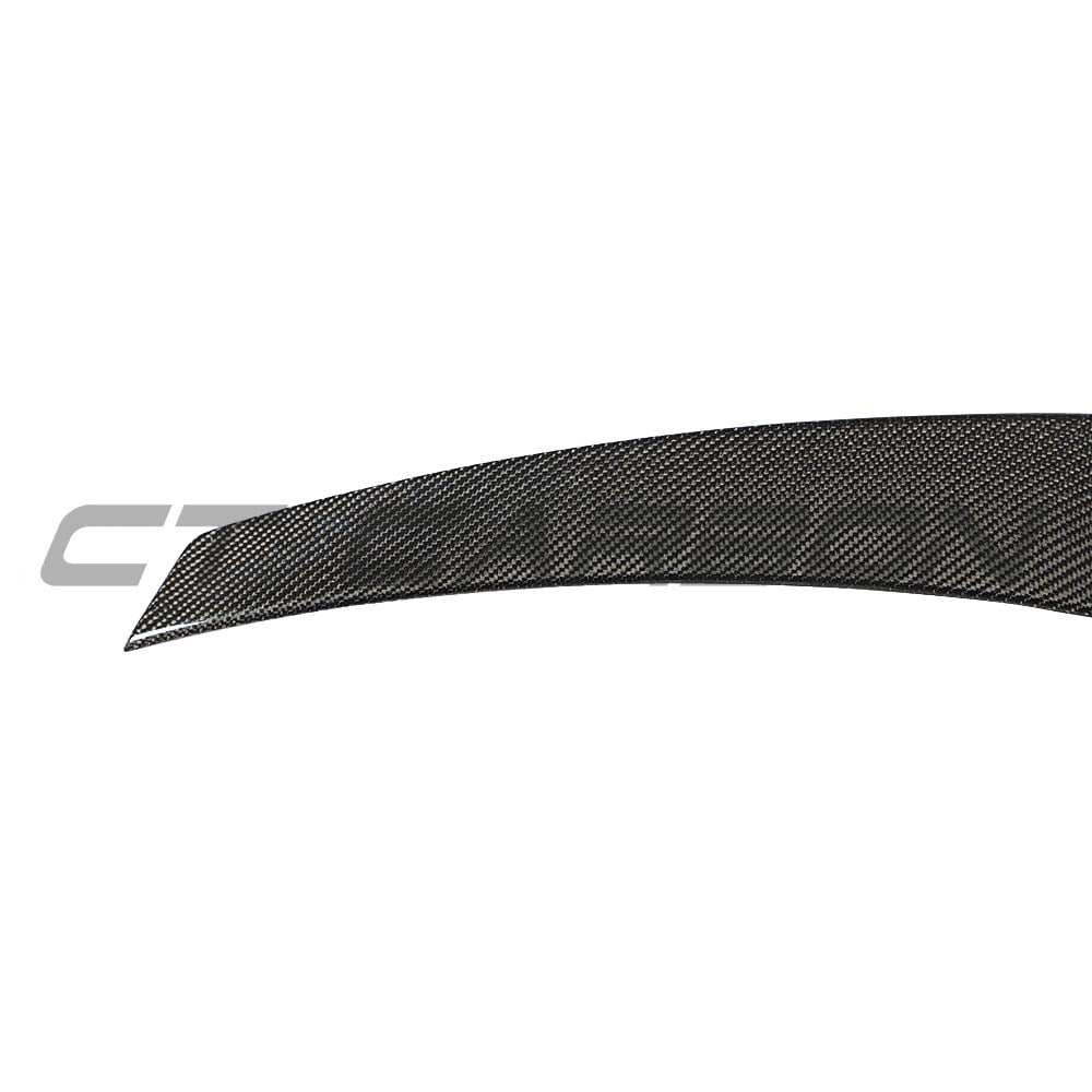BMW F87 M2C Competition full carbon fiber kit with splitter from CT Carbon, showcasing sleek, lightweight carbon fiber components.