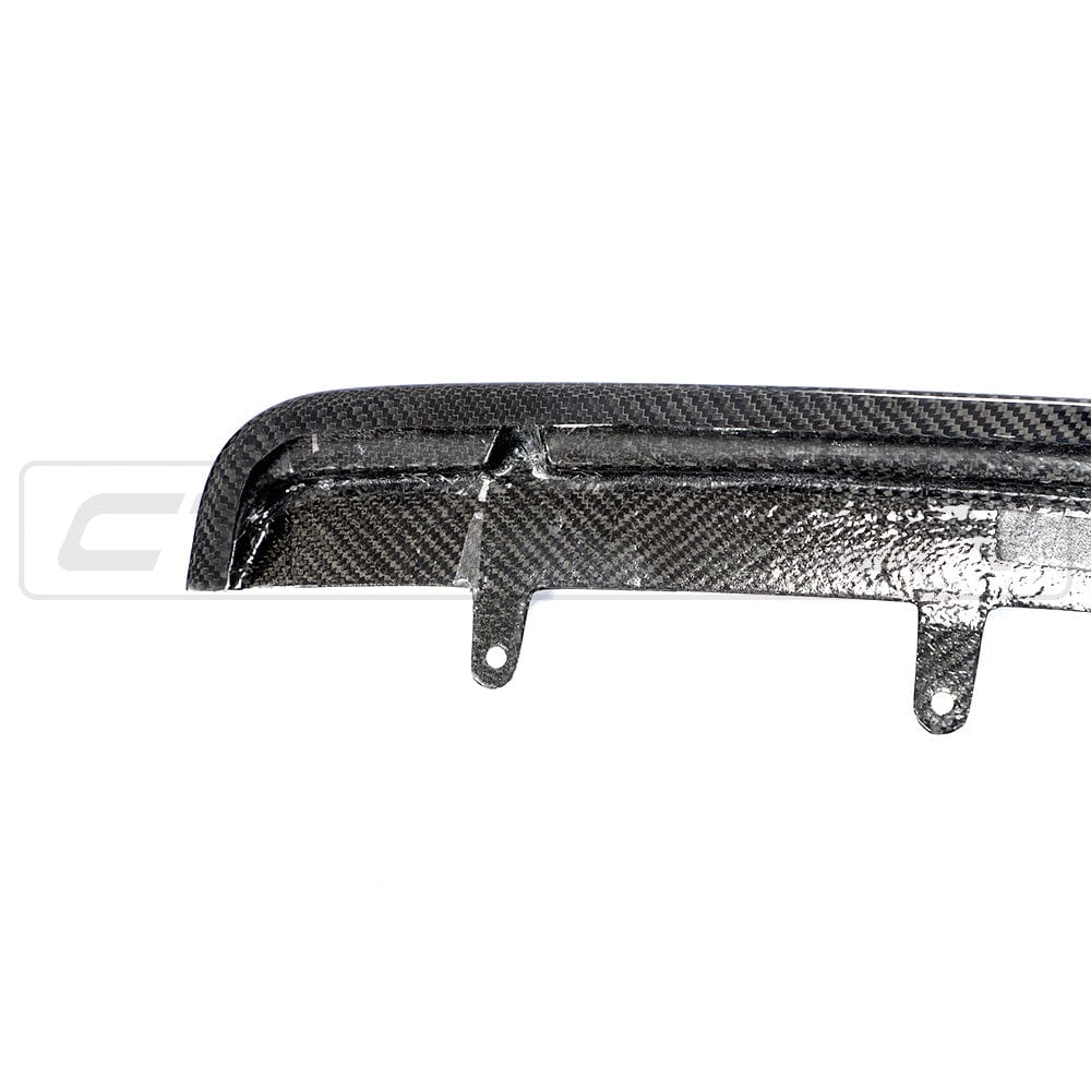 BMW F90 M5 2017+ Carbon Fibre Middle Splitter by CT Carbon, showing the sleek, aerodynamic design of the splitters.