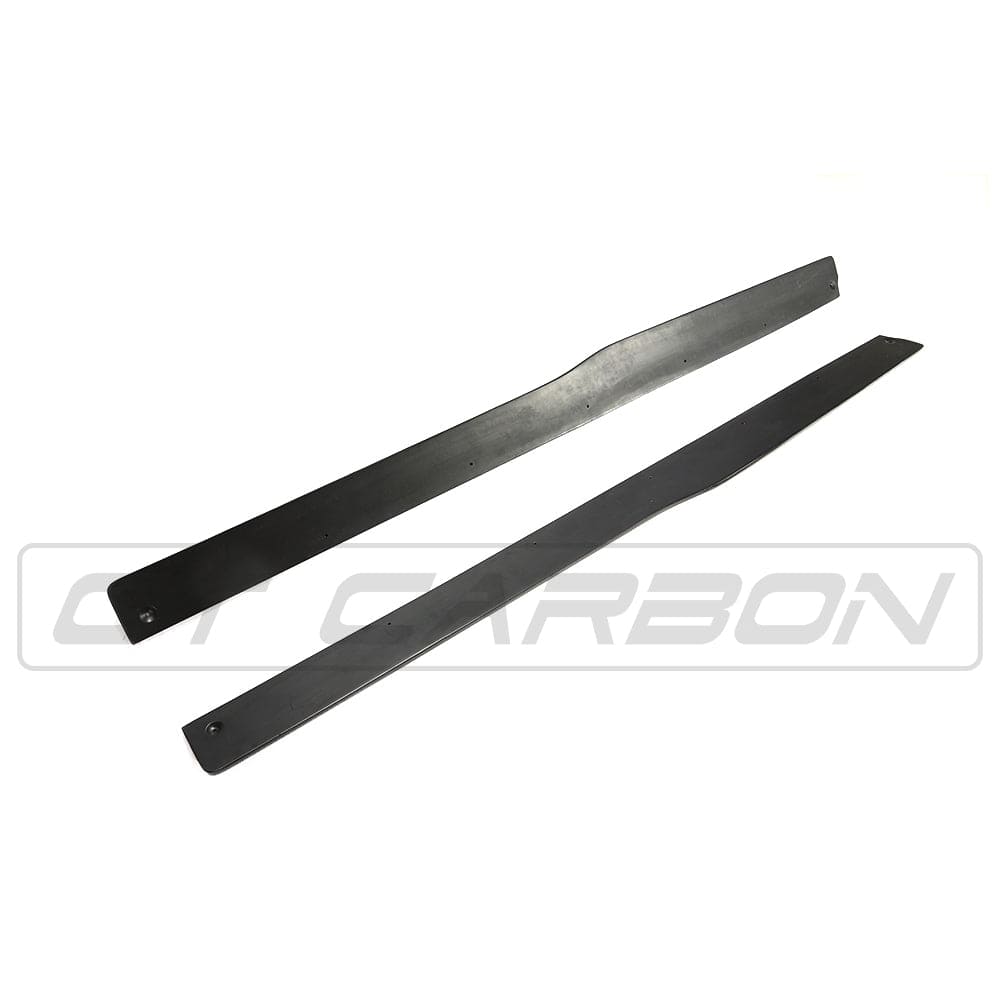 BMW M4 F82 F83 carbon fibre side skirts by CT Carbon, PS Style, lightweight aerodynamic side skirts visible in the image.