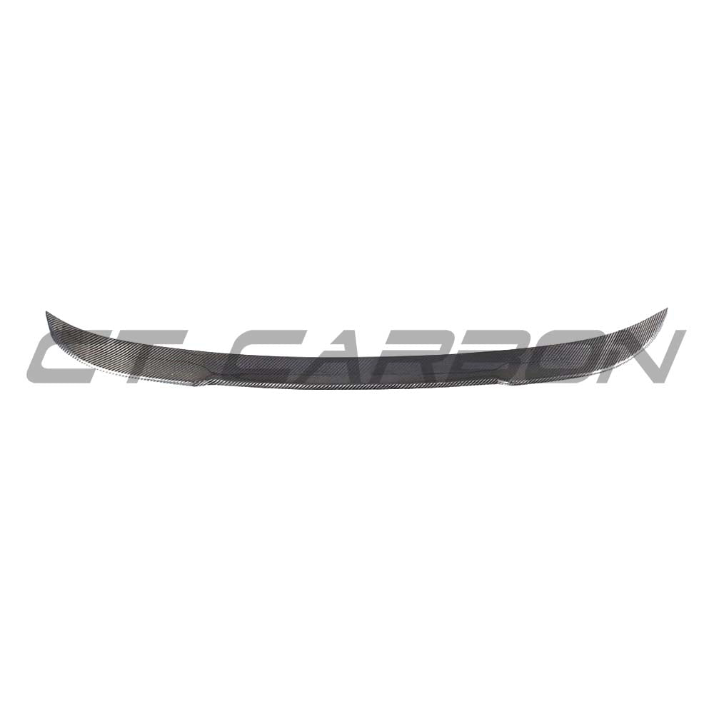 BMW G30 5 Series 2016-2023 carbon fiber splitter kit by CT Carbon, featuring a sleek, sporty spoiler in CS style.