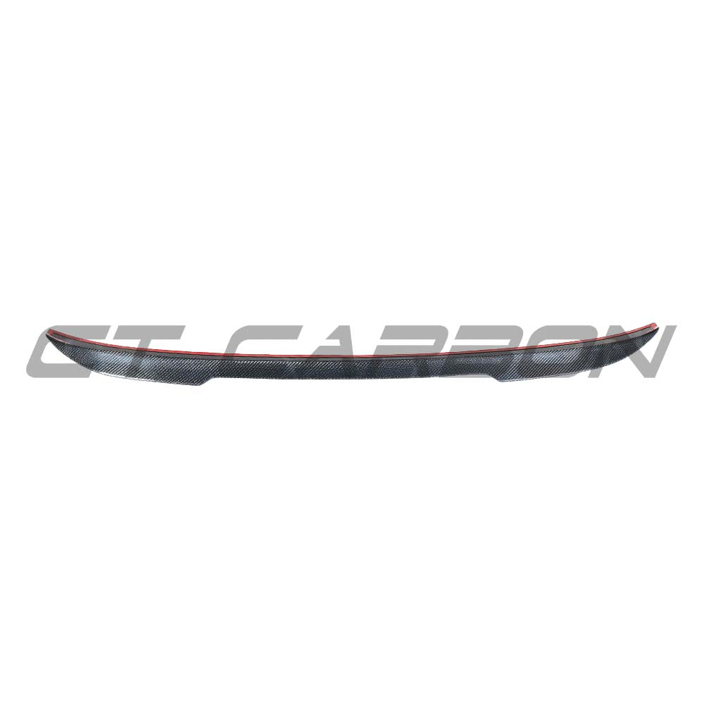 BMW G30 5 Series carbon fibre kit by CT Carbon, featuring splitter and spoiler with CS style design on a sleek car.