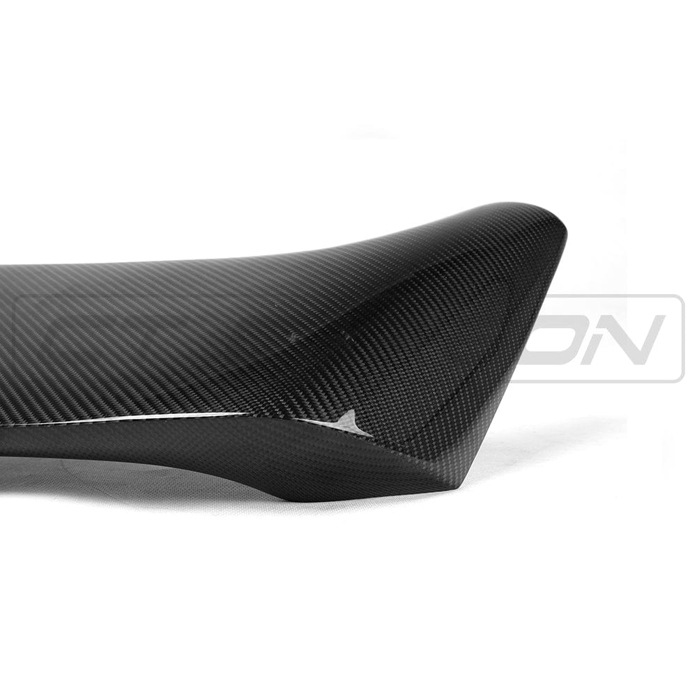 BMW F15 X5 CT Carbon fiber spoiler, MP style, sleek aerodynamic design, showcased on the vehicle.