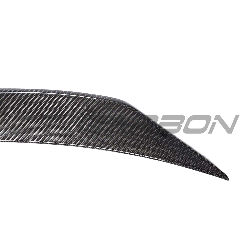 CT Carbon Mercedes C63/C63S W205 coupe carbon spoiler V2, sleek aerodynamic rear spoiler for enhanced sporty look.