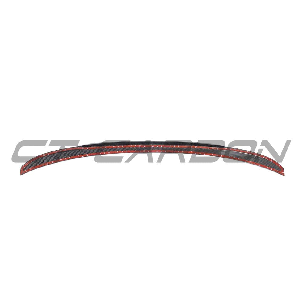 BMW G30 5 Series 2016-2023 Carbon Fibre Kit by CT Carbon, showing a sleek M4-style carbon fibre spoiler on the vehicle.
