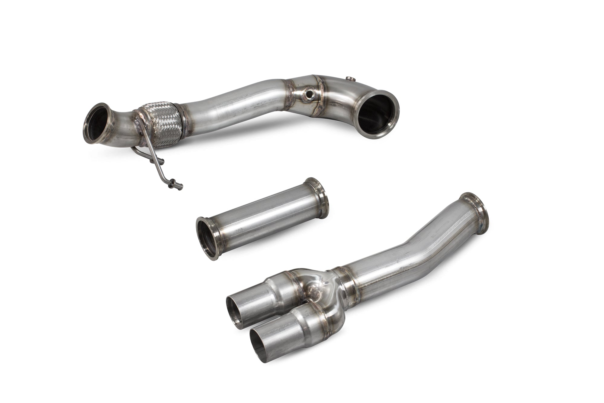 Scorpion Audi RS3 8V MK3 De-Cat Downpipe - kit view