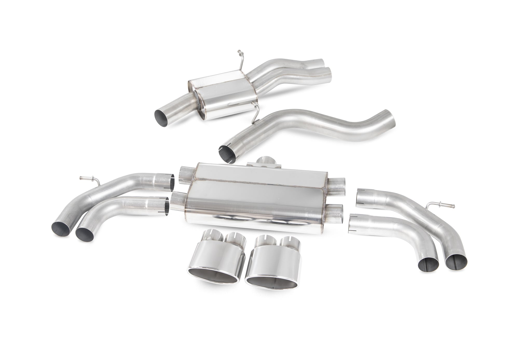 Scorpion Audi RS3 8V Resonated Cat-Back Exhaust - kit view
