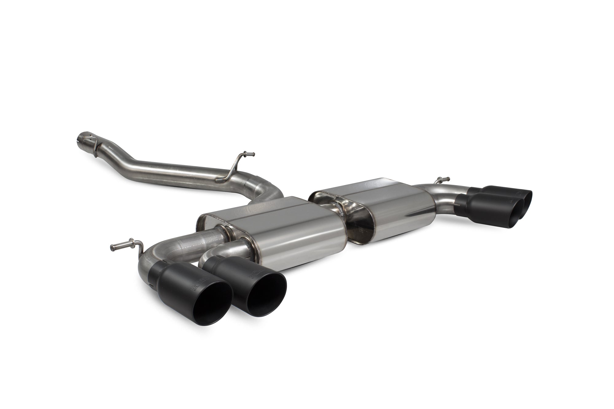 Scorpion Volkswagen Golf R MK8 8.5 GPF Model Non-Res GPF-Back Exhaust - rear detail view