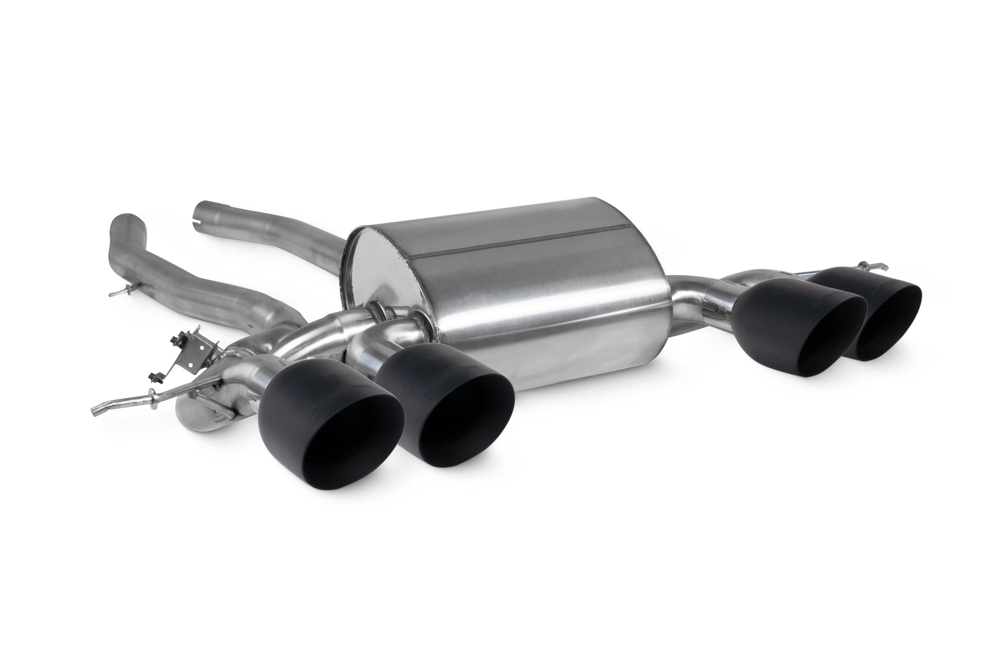 Scorpion BMW 3 Series G80 G81 G82 Half Exhaust System - product view - Black Ceramic Daytona 114mm