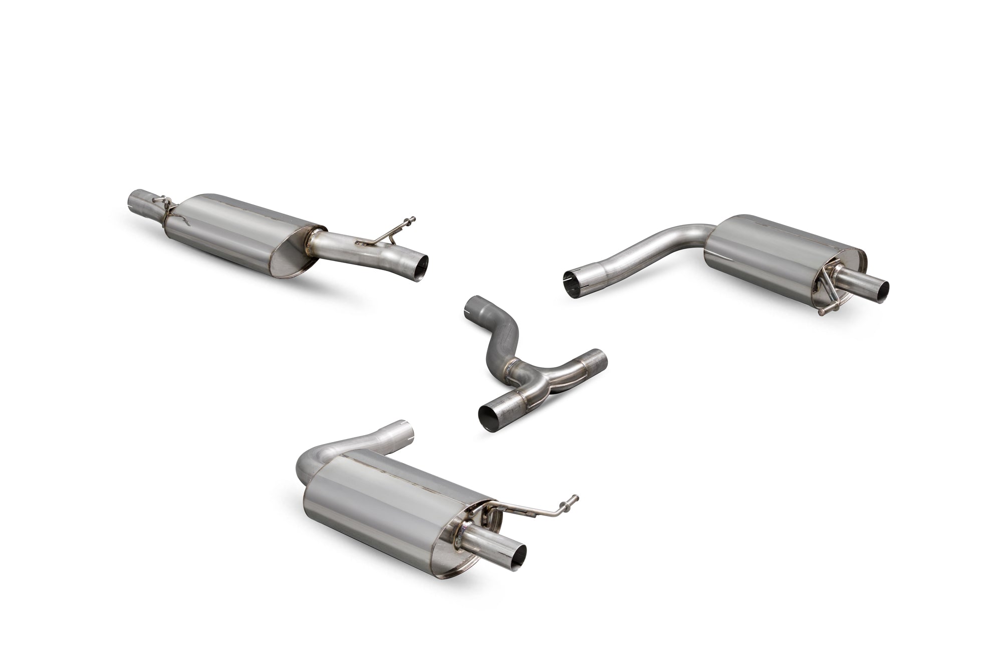 Scorpion Volkswagen Golf MK7 R Estate Resonated Cat-Back Exhaust - rear detail view