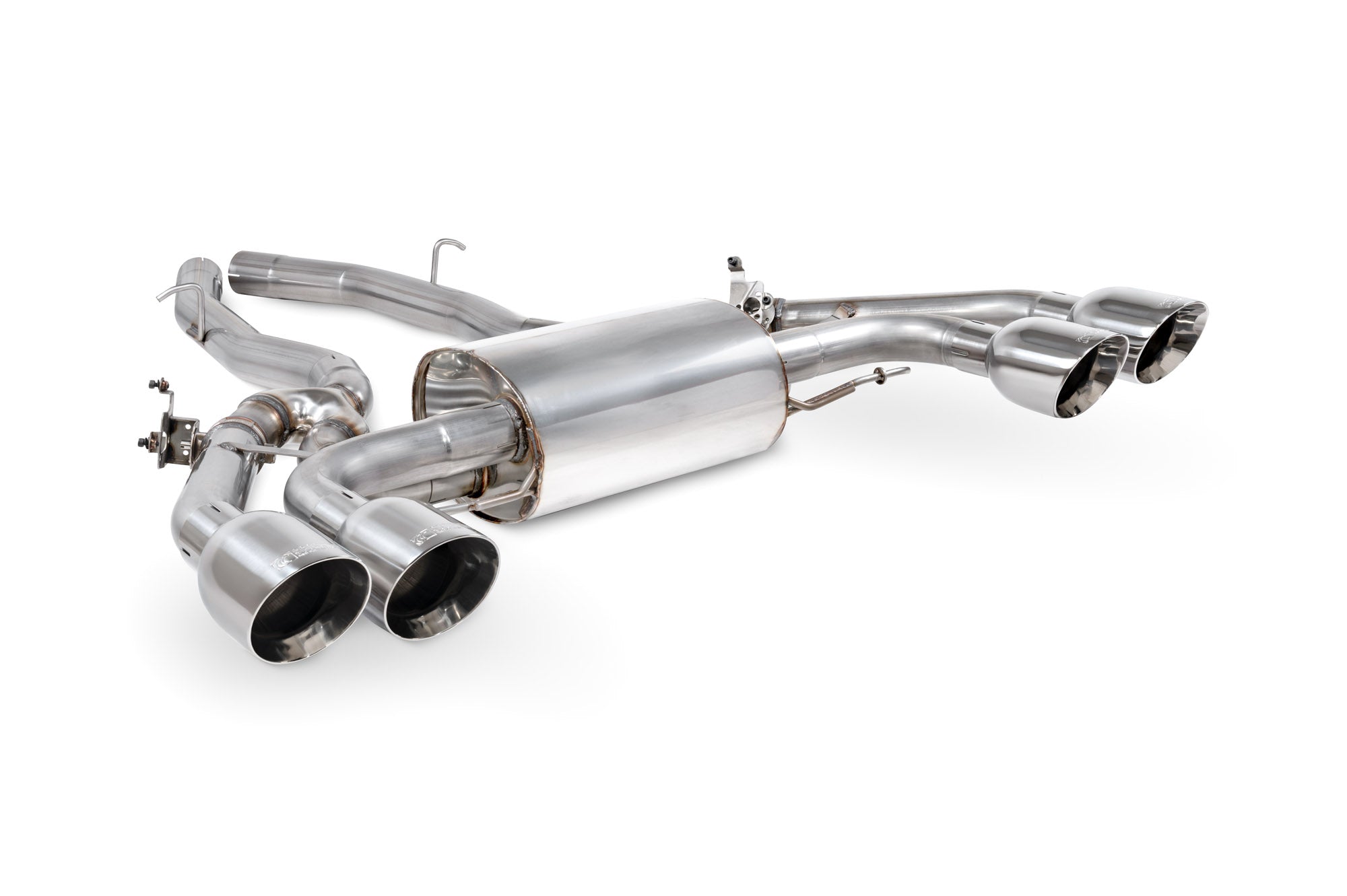 Scorpion BMW X3 G01 G02 3.0 Half Exhaust System - product view - Polished Daytona 114mm