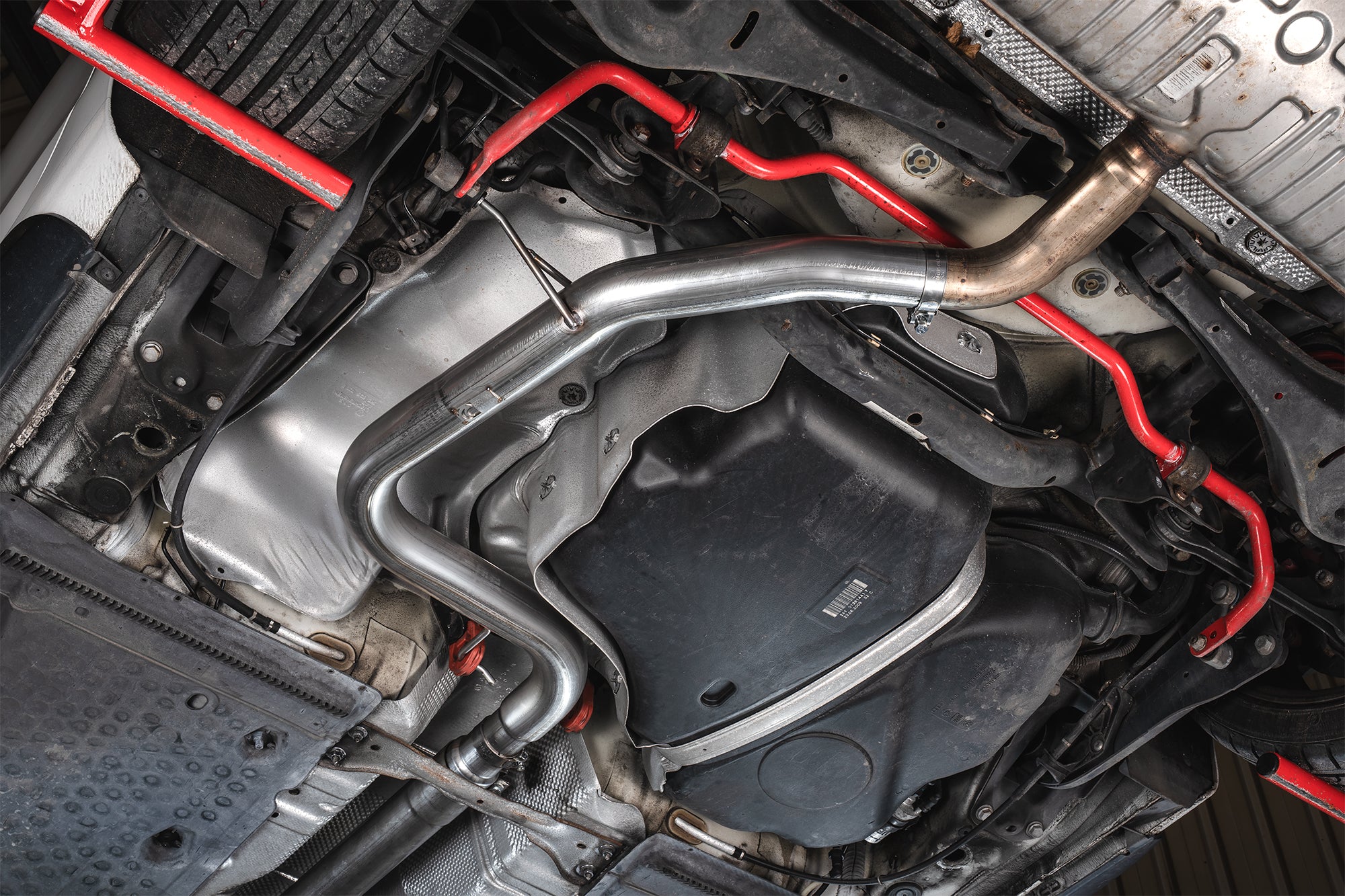 Scorpion Volkswagen Golf MK6 MK5 Centre Silencer Delete Pipe - rear detail view