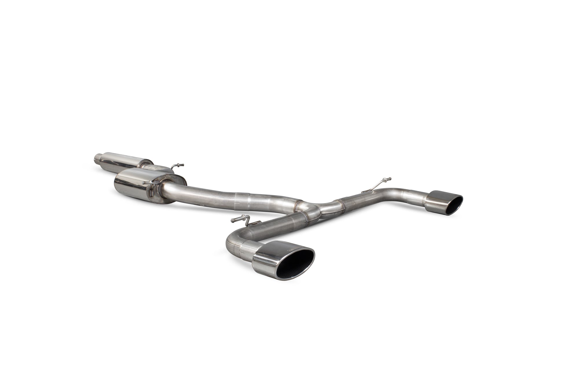 Scorpion Seat Leon 2.0 Resonated GPF-Back Exhaust - product view - EVO R 155mm x 105mm