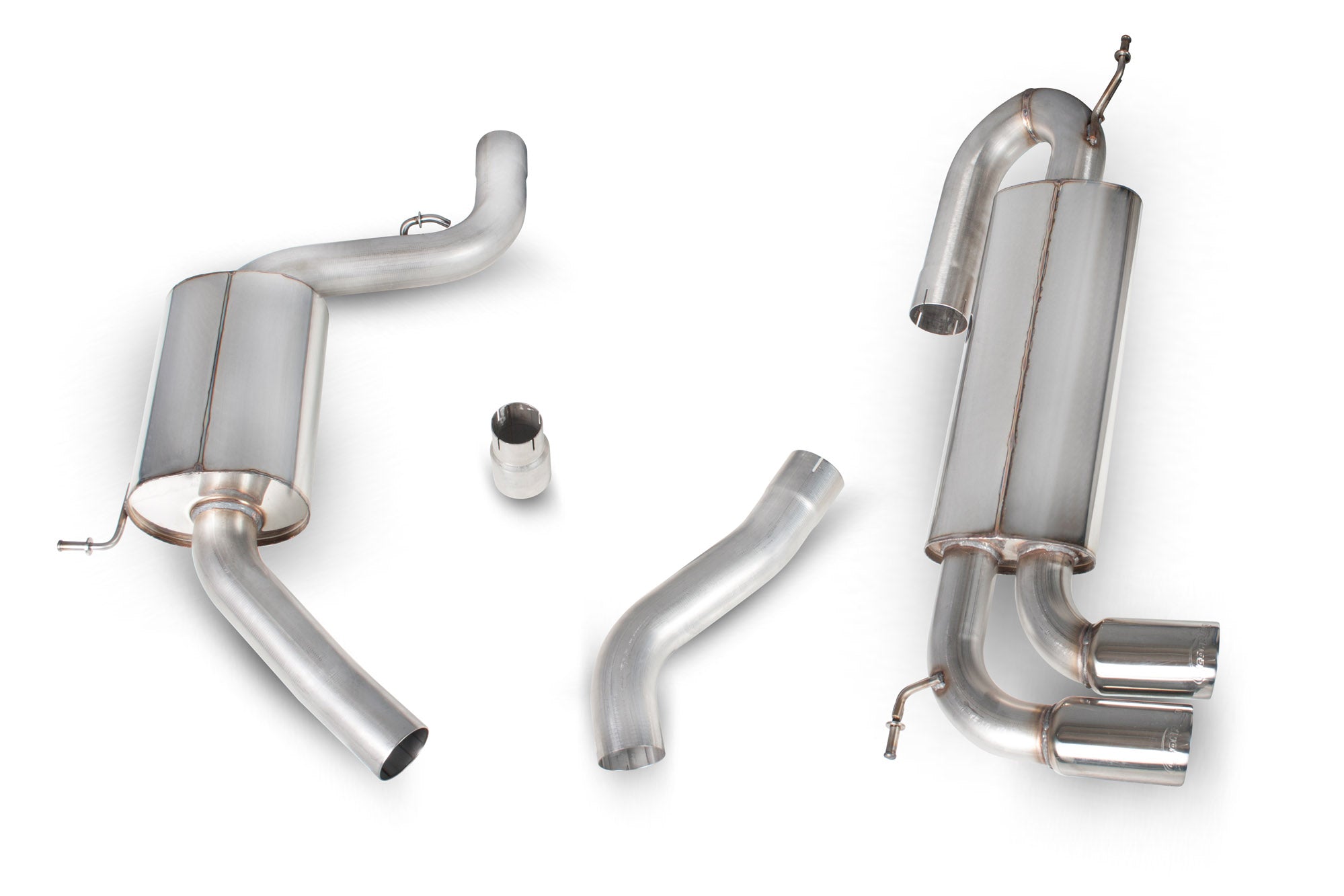 Scorpion Volkswagen Golf MK5 Gti & Edition 30 Resonated Cat-Back Exhaust - rear detail view