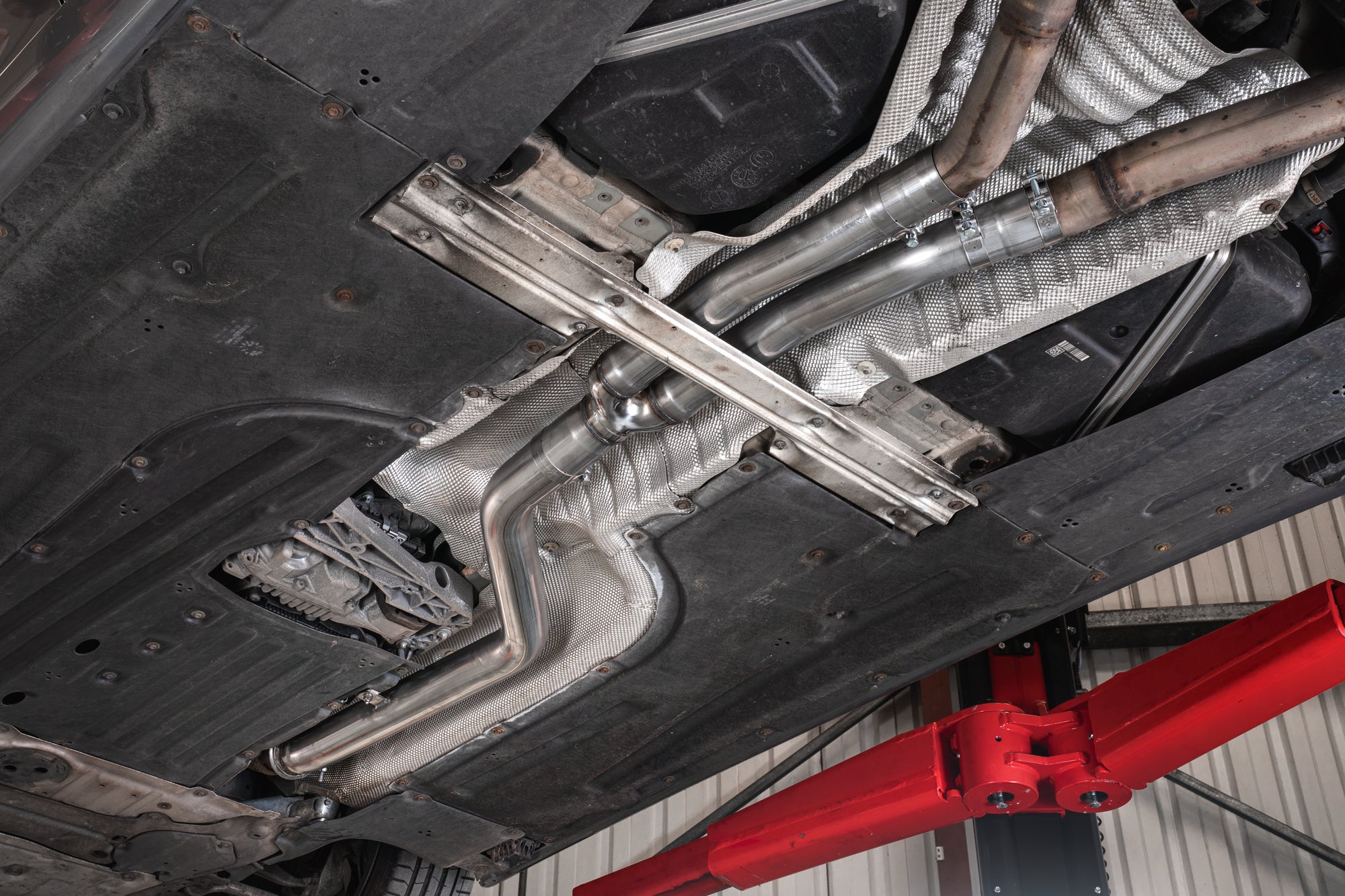 Scorpion BMW 3 Series G20 G21 G22 GPF Delete Pipe - rear detail view
