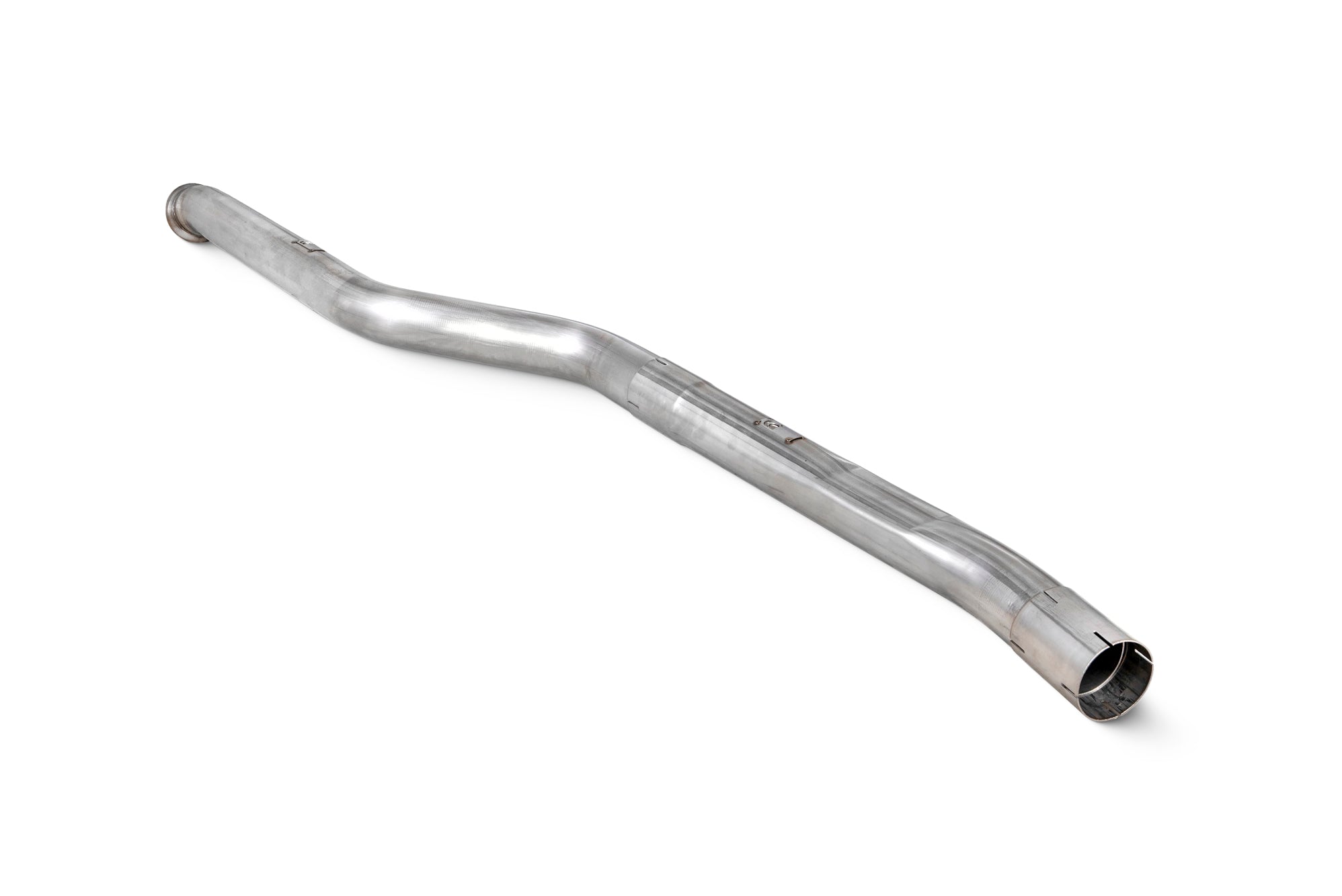 Scorpion BMW 220I G42 GPF Delete Pipe installed on GPF model, showing the stainless steel exhaust pipe with polished finish.