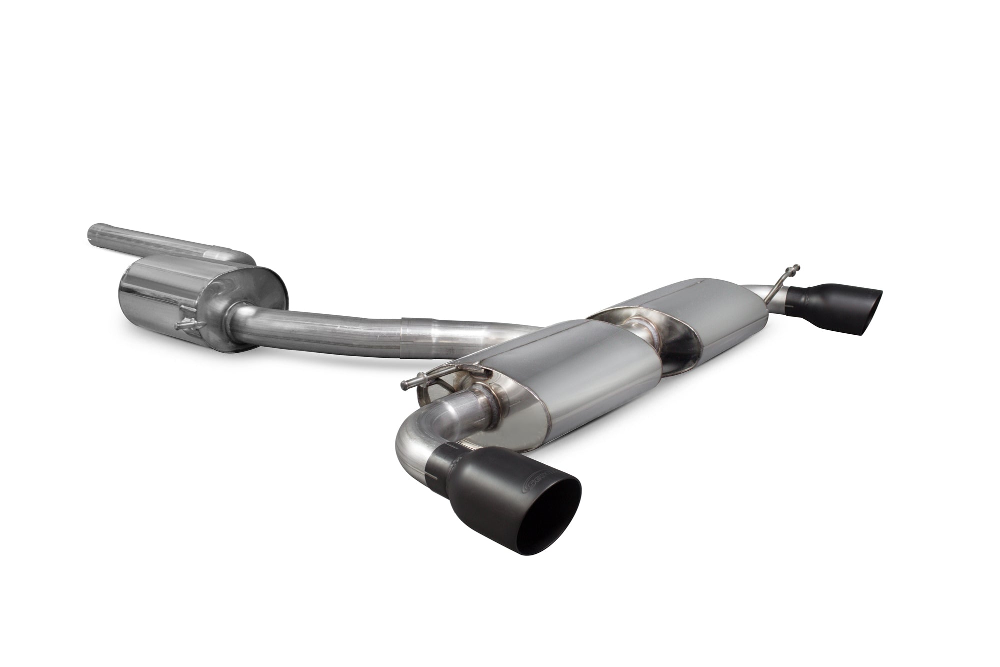 Scorpion Volkswagen Golf Mk6 Gti 2.0 Tsi & Edition 35 Resonated Cat-Back Exhaust - rear detail view