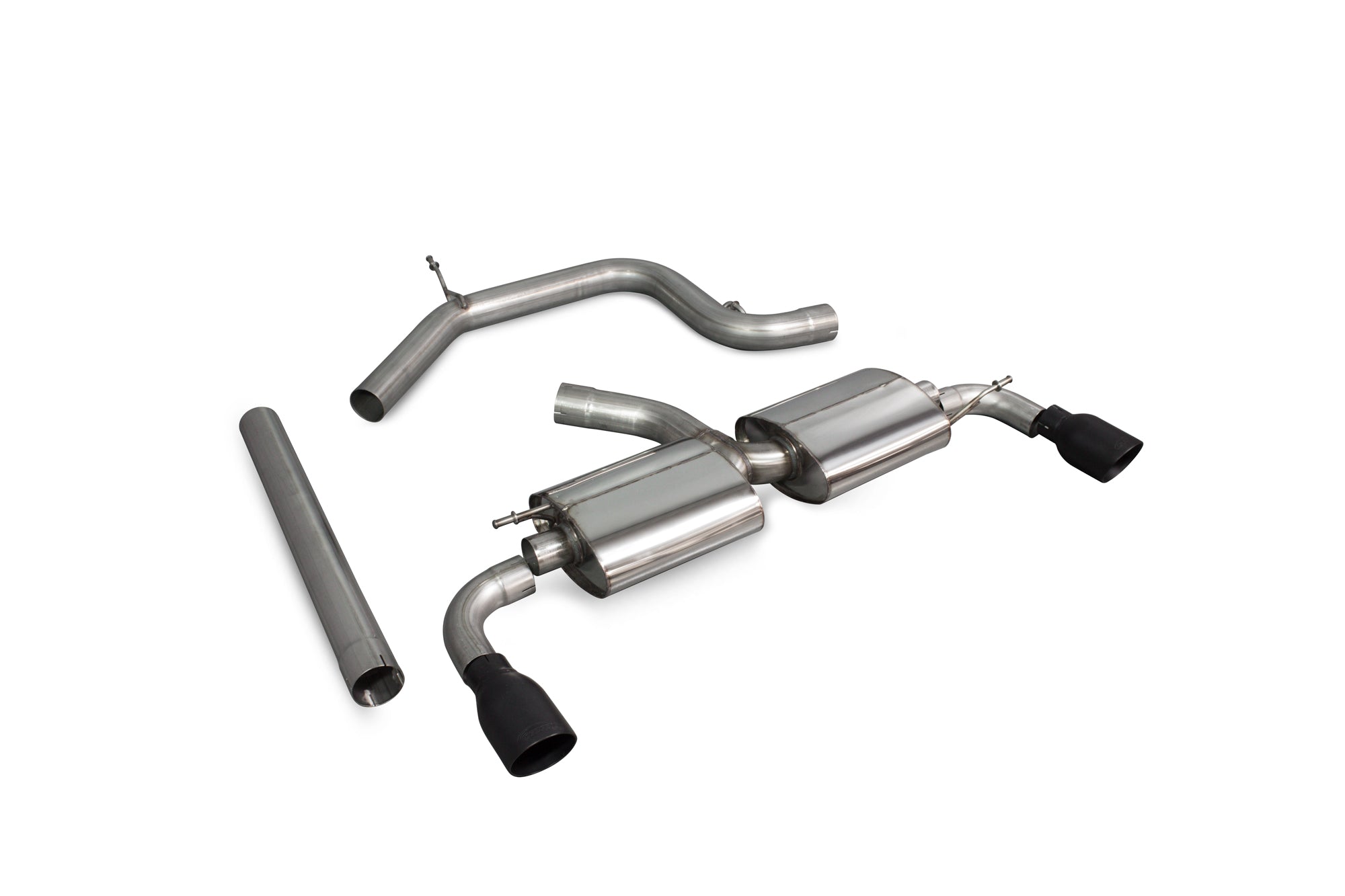 Scorpion Volkswagen Golf Mk6 Gti 2.0 Tsi & Edition 35 Non-Res Cat-Back Exhaust - rear detail view