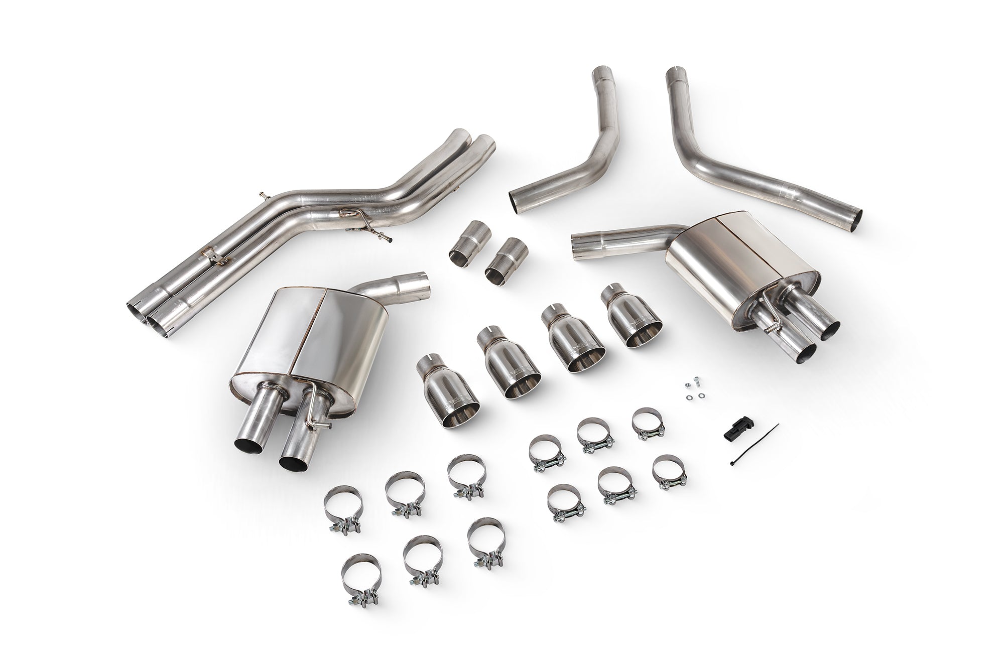 Scorpion Audi S6 S7 C7 Non-Res Half Exhaust System - kit view