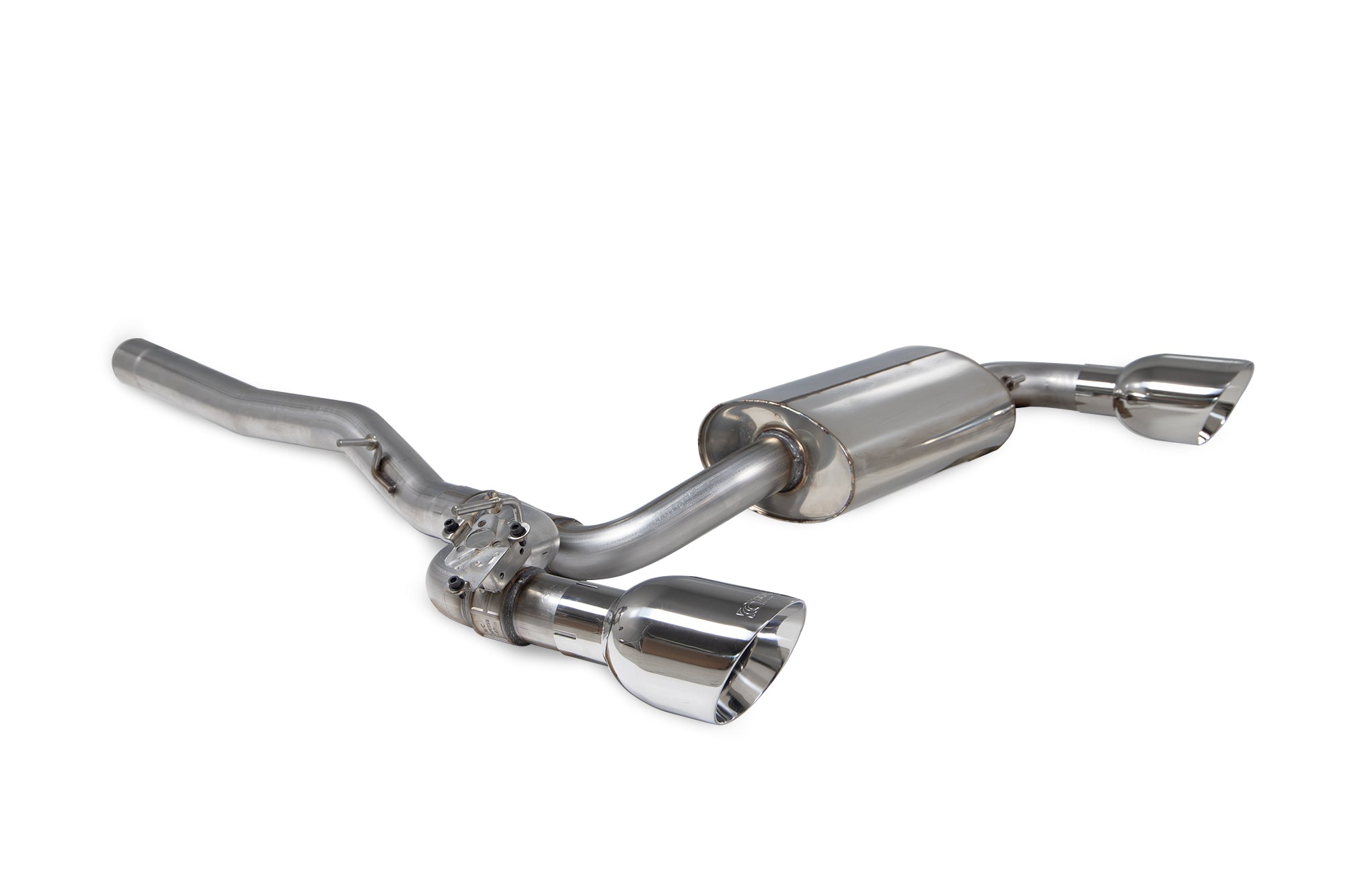 Scorpion BMW M135i xDrive (F40) GPF model GPF-Back Exhaust - product view - Polished Daytona 114mm