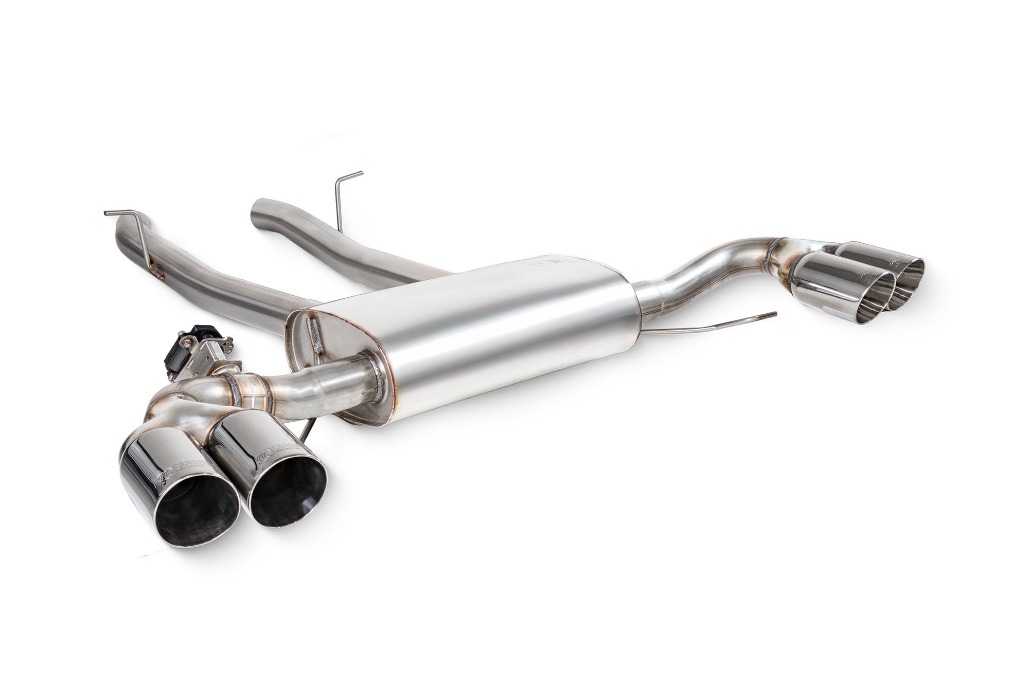 Scorpion BMW X3 M40i G01 MHEV GPF-Back Exhaust - product view - Polished Daytona 90mm