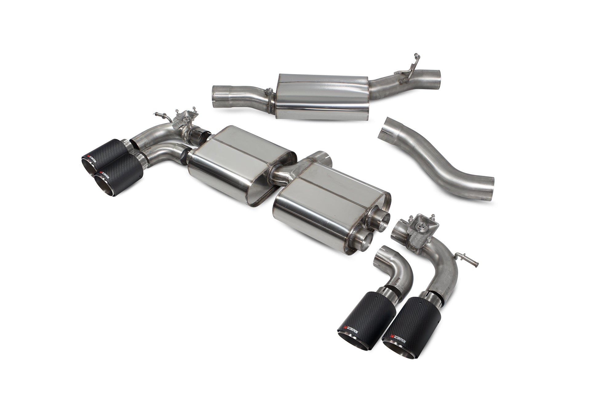 Scorpion Volkswagen Golf R MK8 8.5 GPF Model Resonated GPF-Back Exhaust - product image 6