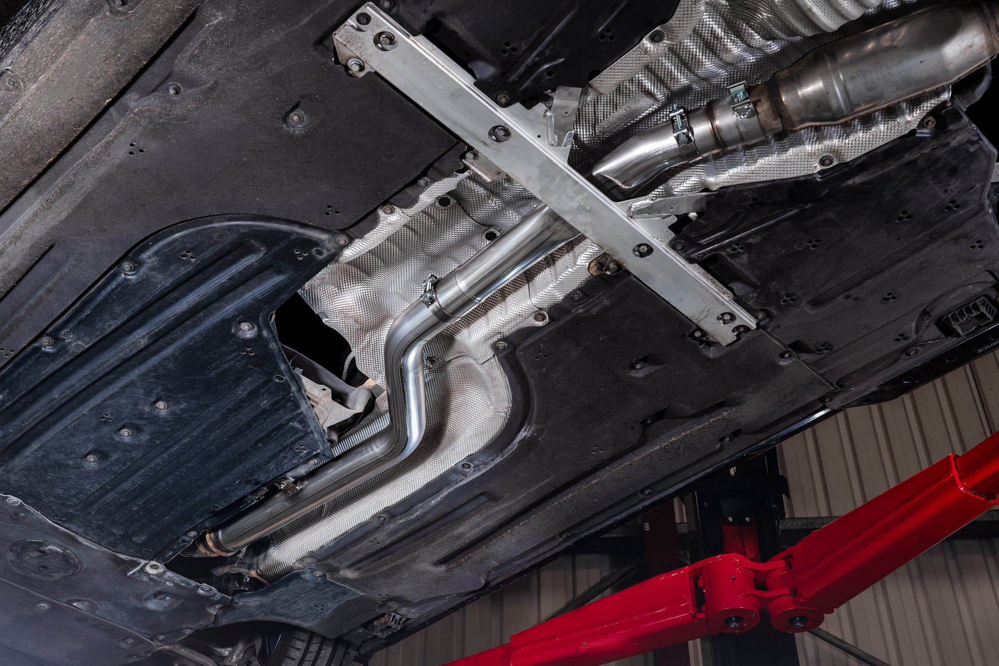 Scorpion BMW 2 Series G42 GPF Delete Pipe - rear detail view