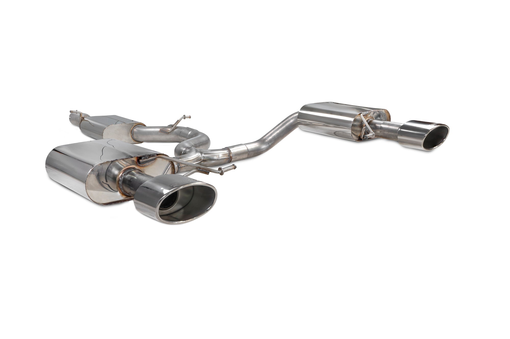 Scorpion Seat Leon Cupra ST 300 4Drive Resonated GPF-Back Exhaust - product view - EVO R 155mm x 105mm