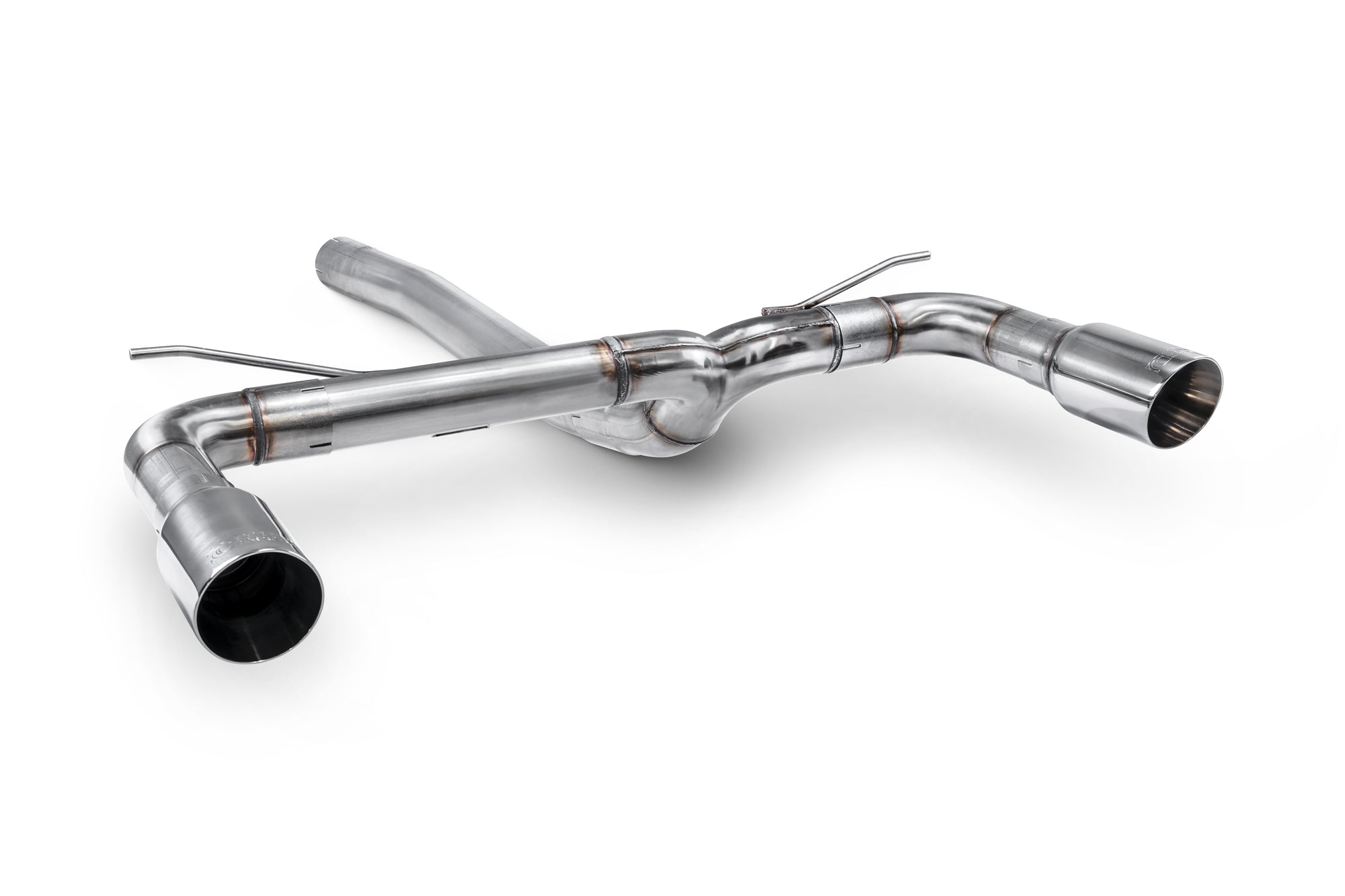 Scorpion BMW 3 Series F30 F31 F32 Non-Res Half Exhaust System - product view - Polished Daytona 90mm