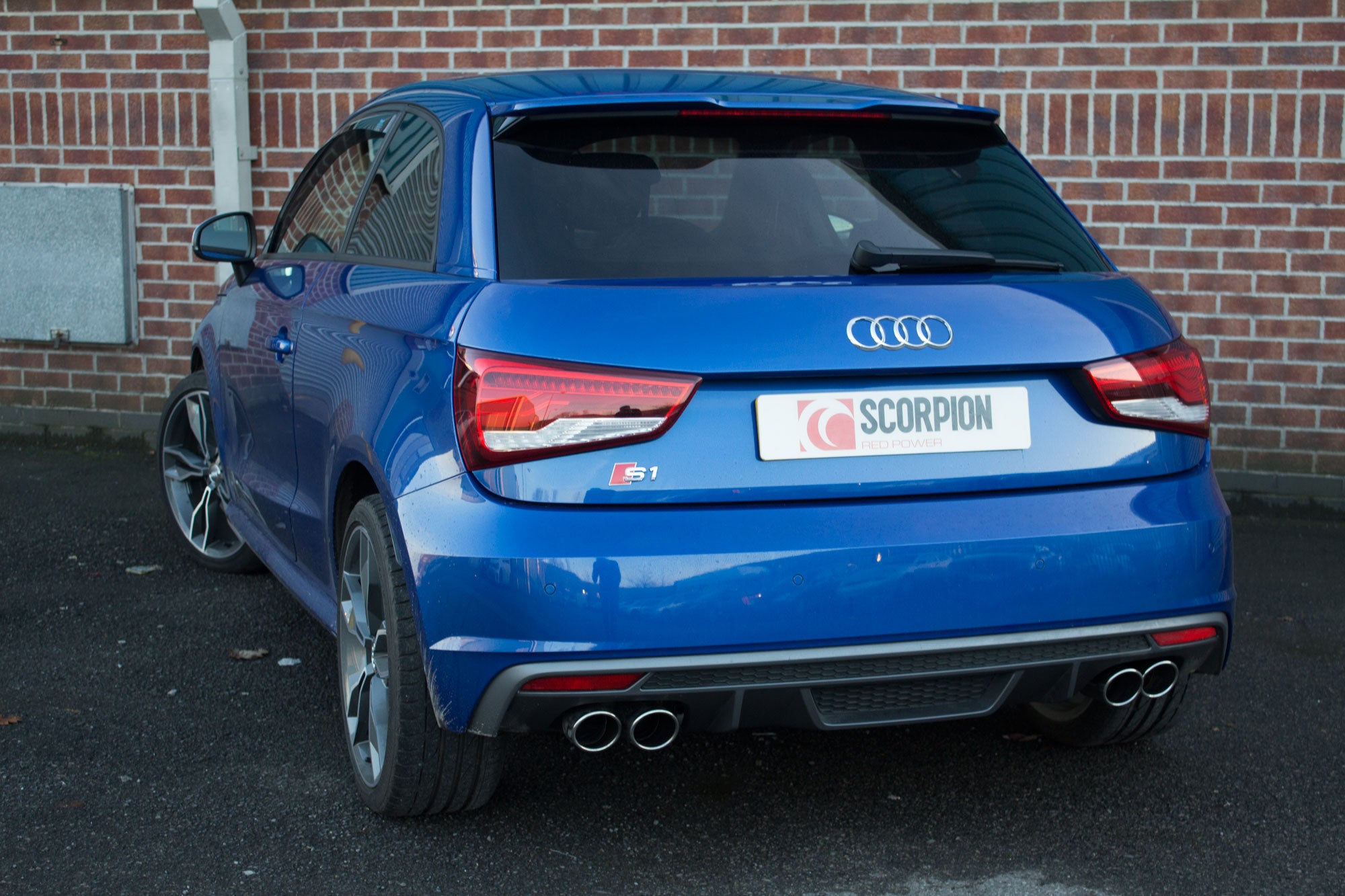 Scorpion Audi S1 2.0 TFSI quattro Non-Res Cat-Back Exhaust - kit view