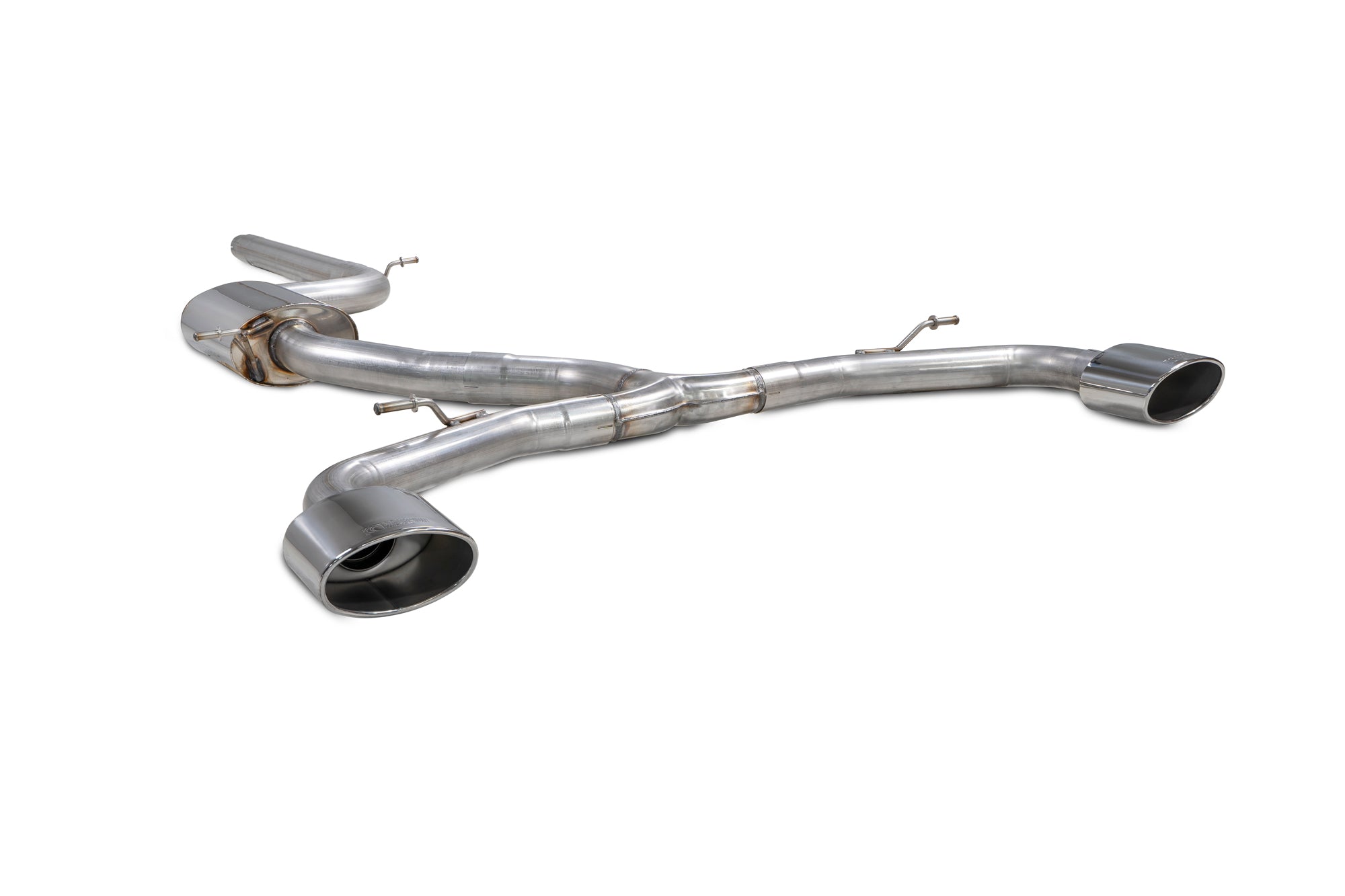 Scorpion Volkswagen Golf MK8 MK 8.5 GTI Clubsport Non-Res GPF-Back Exhaust - product view - EVO 114mm x 89mm