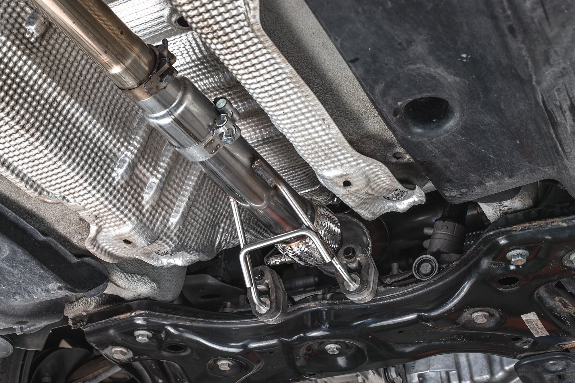 Scorpion Volkswagen UP! GTI UP! TSI De-Cat Downpipe - rear detail view