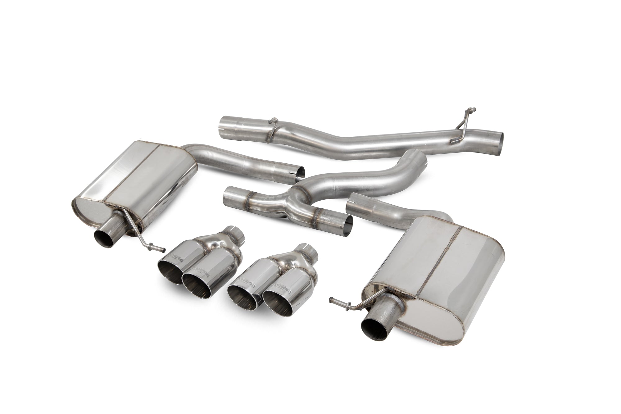 Scorpion Volkswagen Golf MK7.5 Non-Res Cat-Back Exhaust - kit view