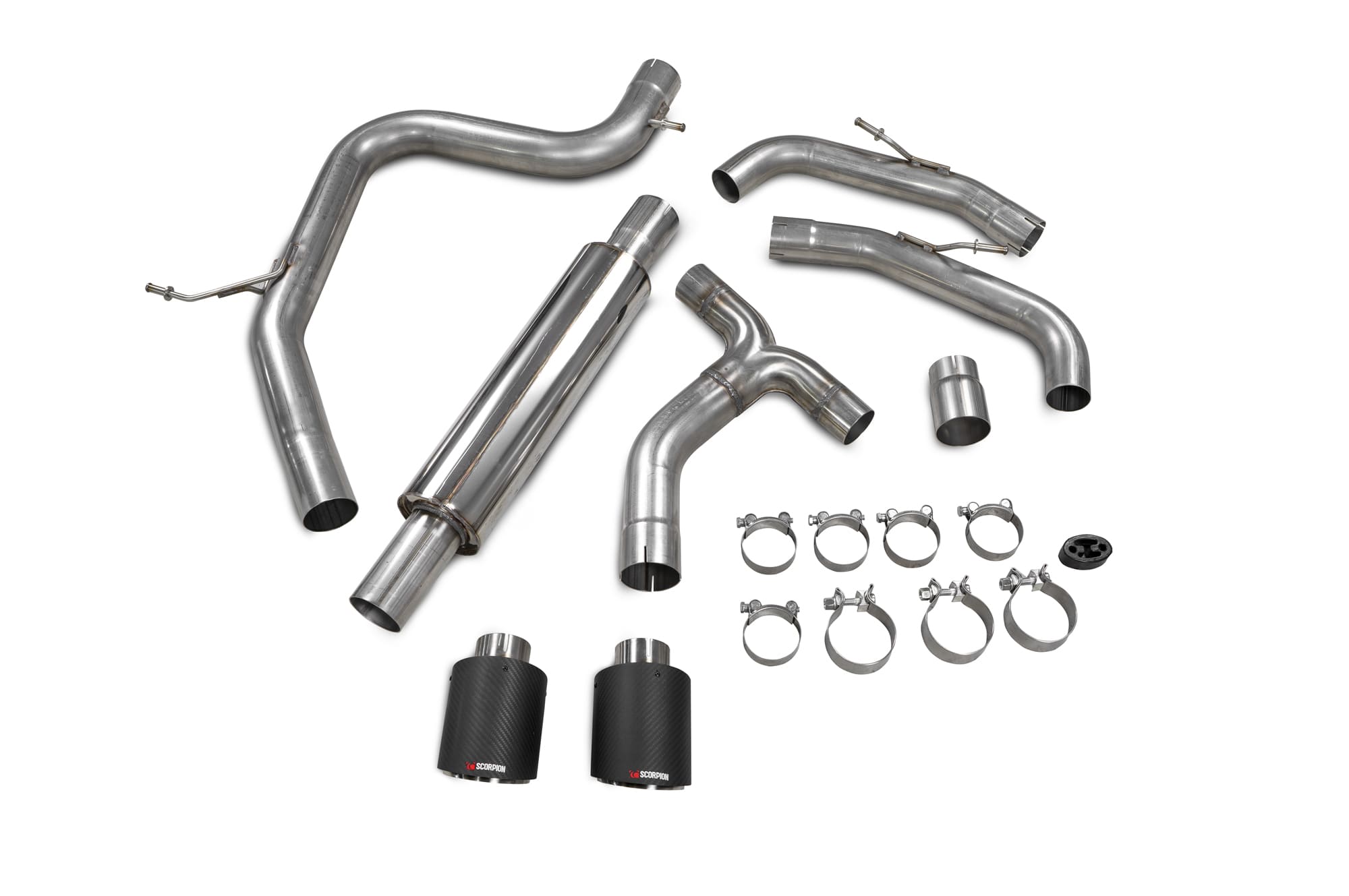 Scorpion Volkswagen Golf MK8 MK 8.5 GTI Clubsport Resonated GPF-Back Exhaust - product image 5