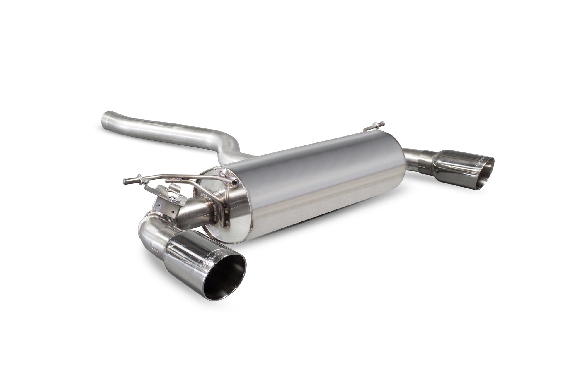 Scorpion BMW 1 Series F20 F21 GPF-Back Exhaust - product view - Polished Daytona 100mm