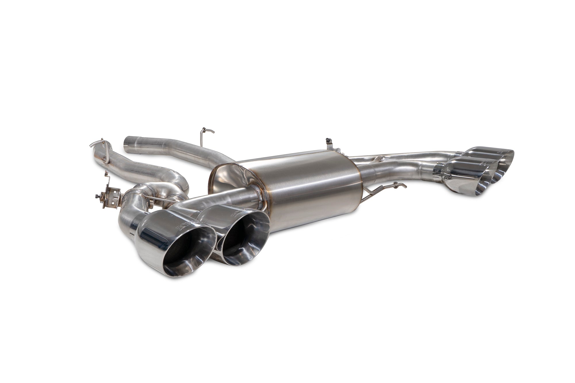 Scorpion BMW X4 M X4 M including Competition Half Exhaust System - product view - Polished Daytona 114mm
