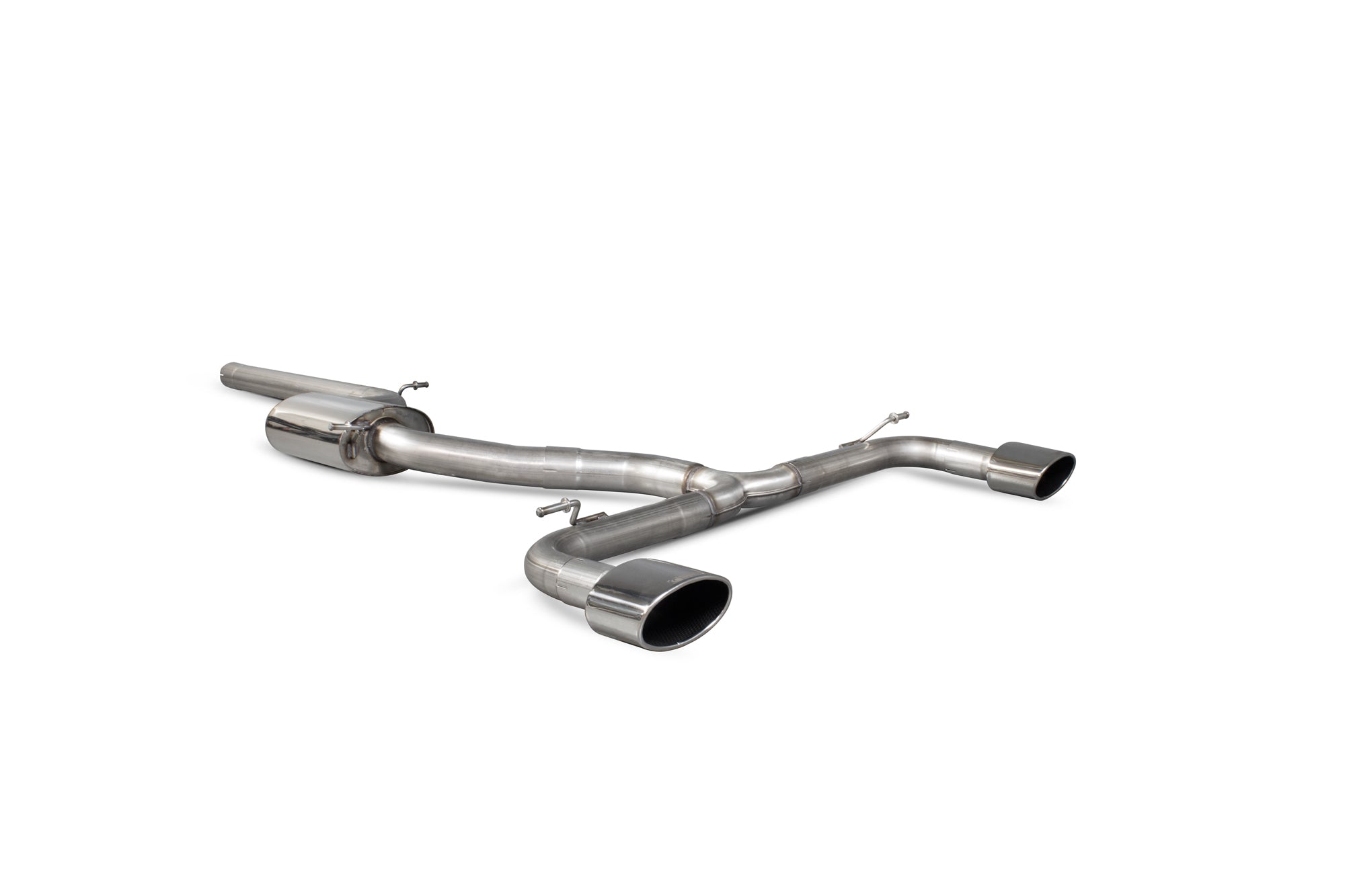 Scorpion Seat Leon 2.0 Non-Res GPF-Back Exhaust - product view - EVO R 155mm x 105mm