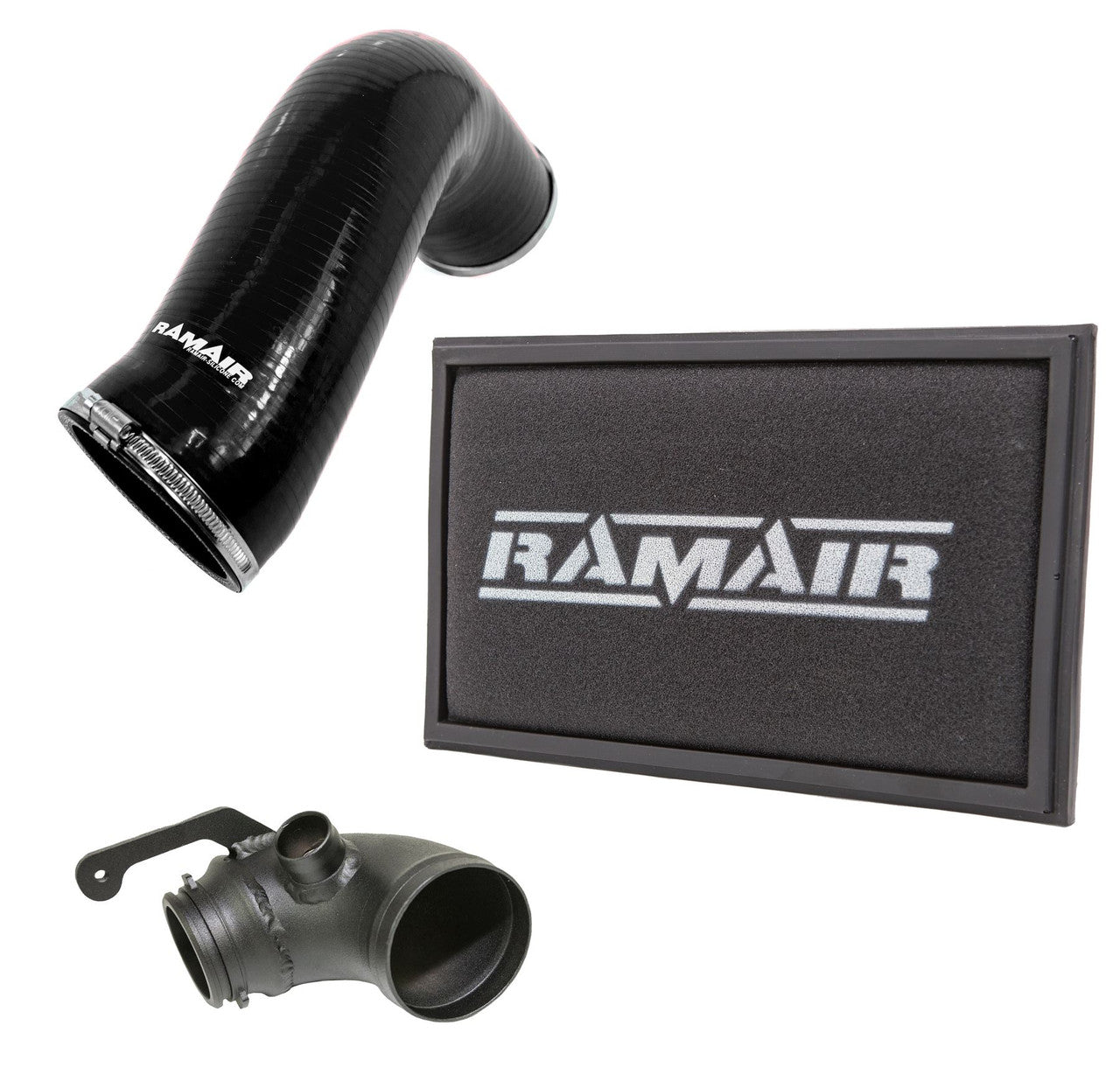 Ramair - Panel Air Filter Intake Pipe Air Hose & Turbo Elbow - A3 S3 TSI MQB - Nineteen72 Performance