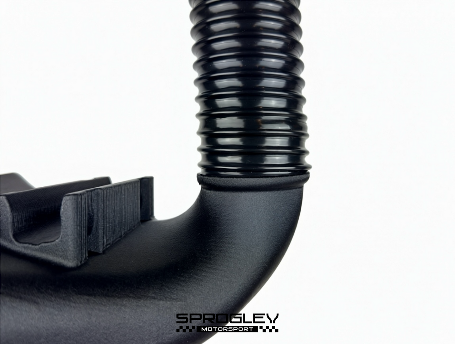 Sprogley Motorsport BMW F8X brake ducts from the Sprogley X Pinnacle Complete Lower Arm Brake Cooling Kit, designed for optimal cooling.