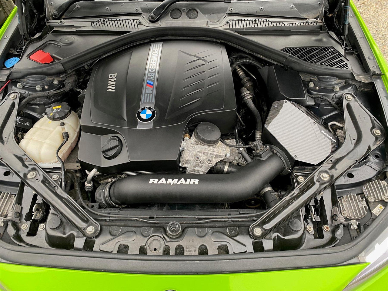 Ramair - Performance Foam Intake Kit With Carbon Lid to fit BMW 135i 235i M2 N55 - Nineteen72 Performance