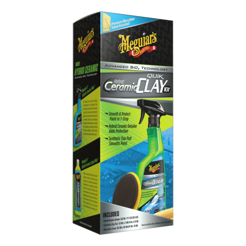 Meguiars Hybrid Ceramic Quik Clay Kit - Nineteen72 Performance