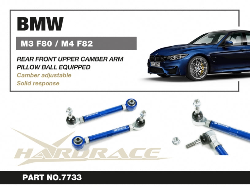 Hardrace 7733 rear camber arm installed on BMW suspension