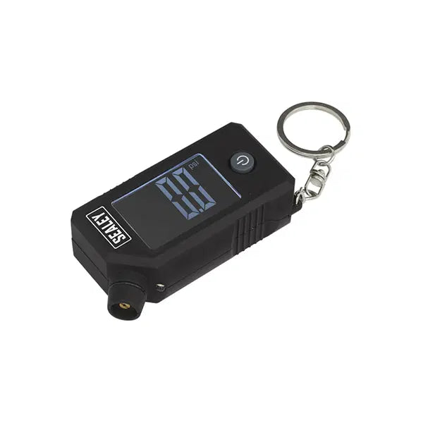Sealey Digital Tyre Pressure & Tread Depth Gauge with LED