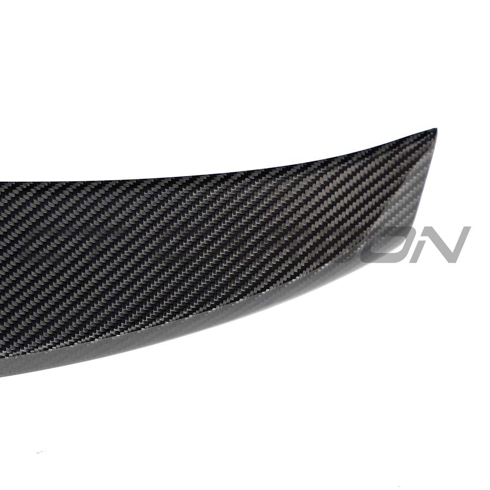 CT Carbon Audi A3/S3 8Y saloon full carbon fibre kit V3, showing close-up of carbon fiber panels and aerodynamic design details.