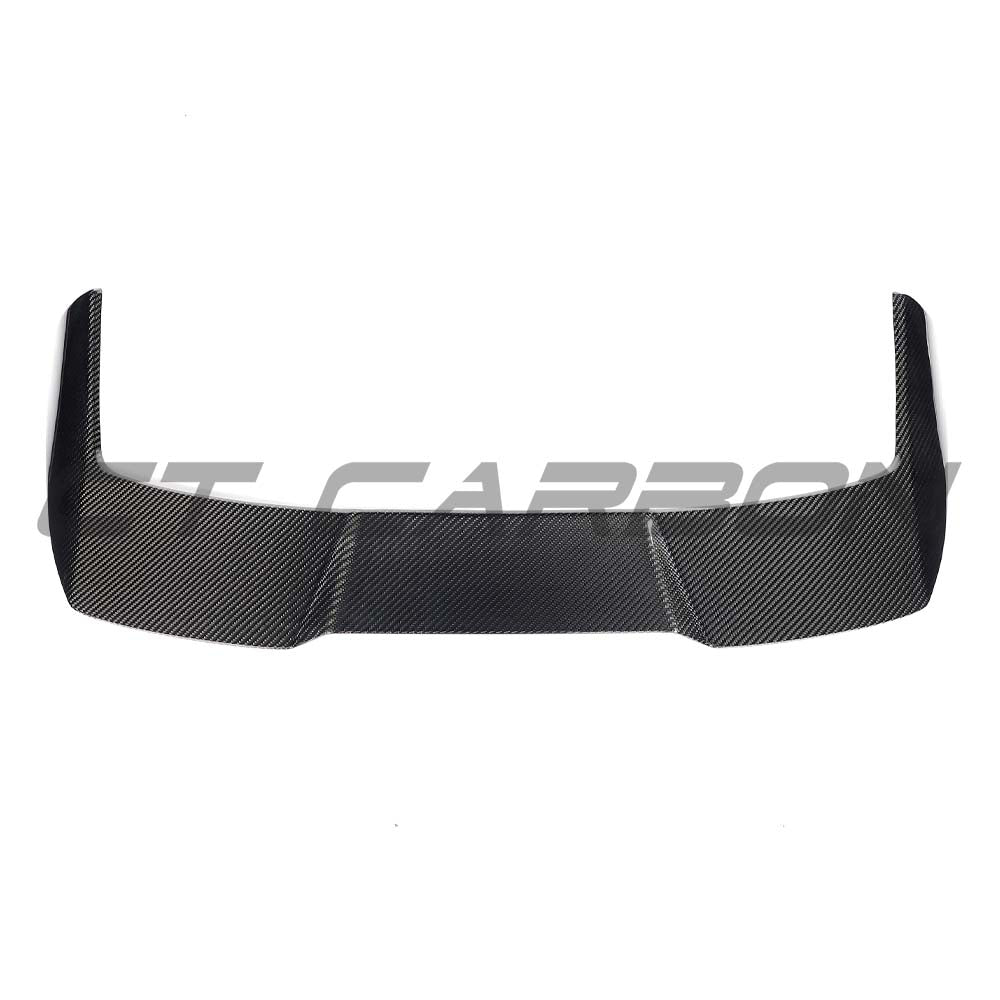 Carbon fiber spoiler for Audi A3/S3/RS3 8Y Sportback by CT Carbon, featuring sleek aerodynamic design and V2 style.