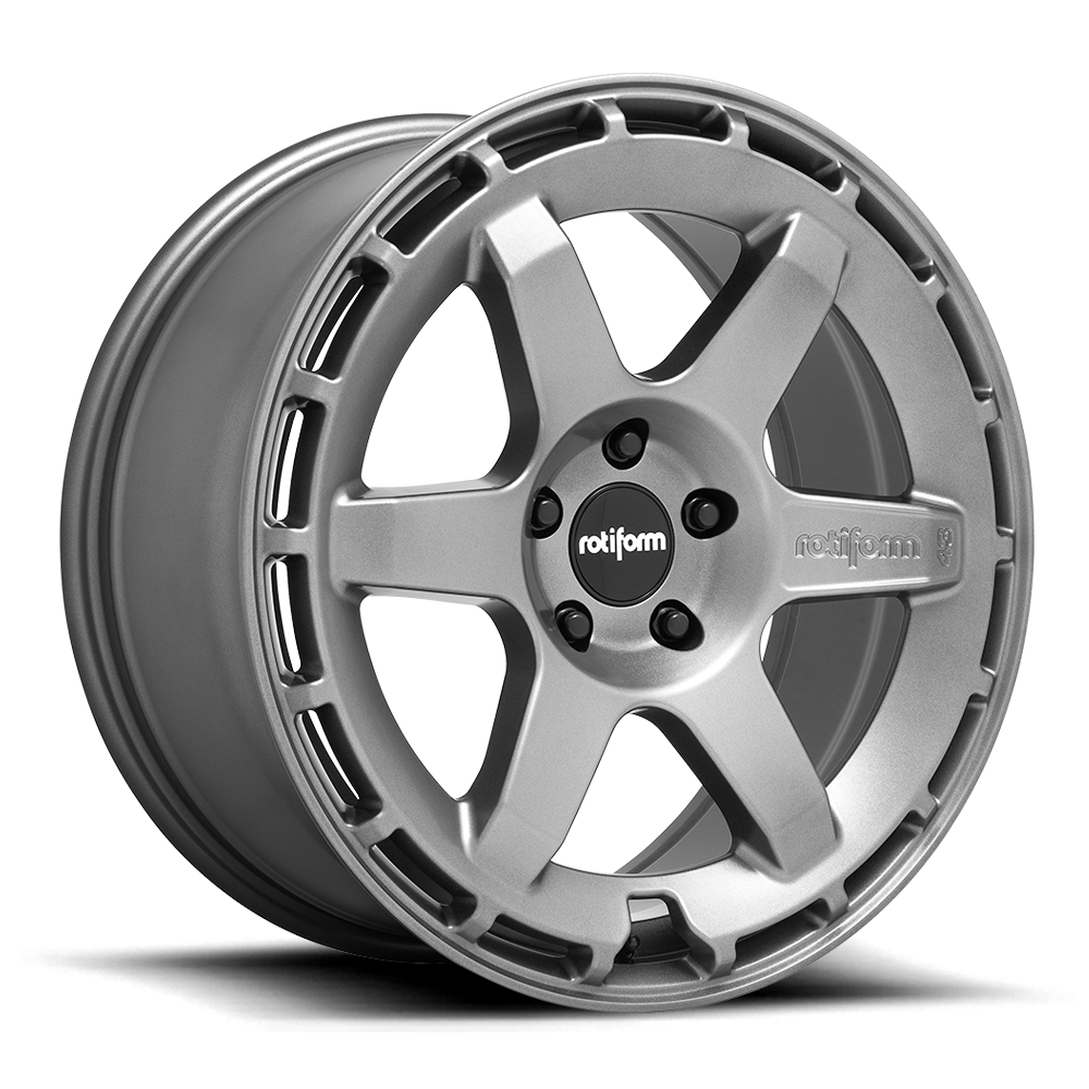 Rotiform KB1 wheels in matte anthracite with gloss silver accents, 19-inch size, five-lug, 8-inch width with ET40 offset.