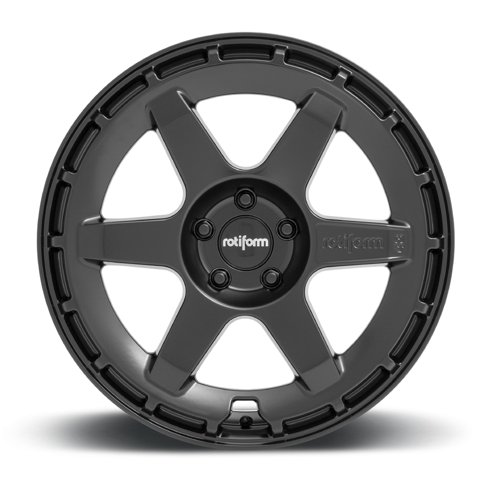 Rotiform KB1 wheels in matte black, anthracite, gloss silver, and white finishes, 19-inch size with 5 lug pattern and sleek design.