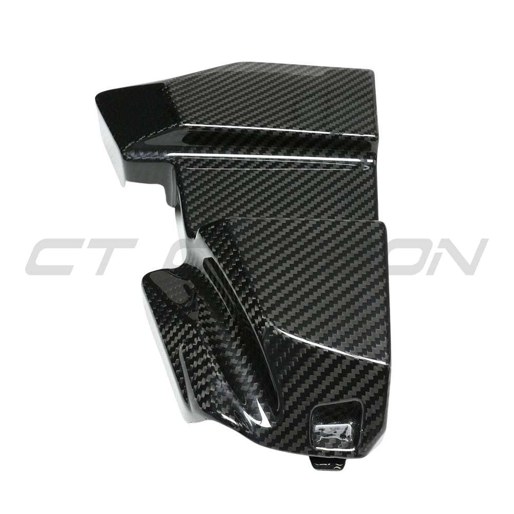 BMW M2 M3 M4 G87 G80 G81 G82 G83 Carbon Fibre ECU Battery Terminal Cover by CT Carbon, sleek automotive accessories.