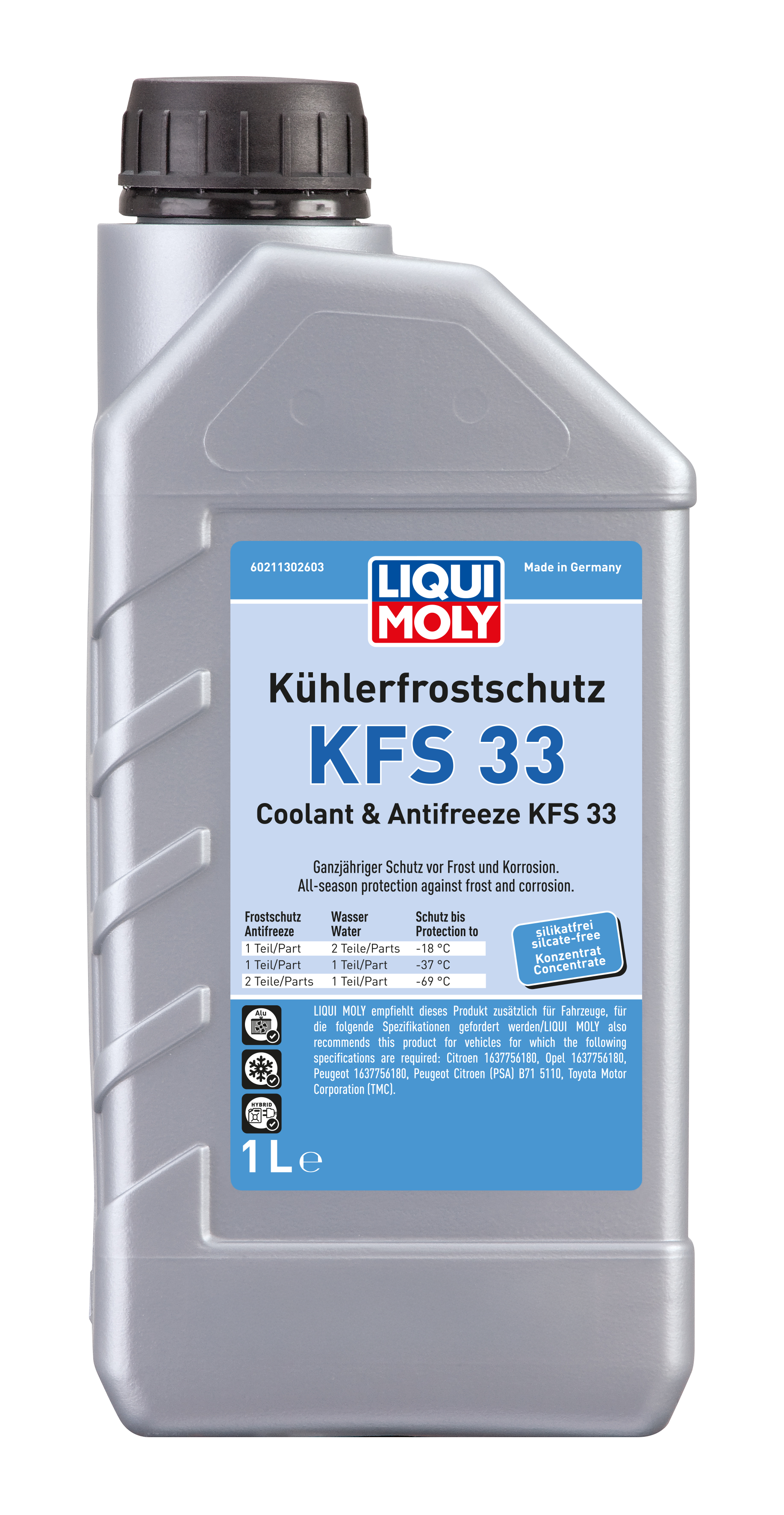 Liqui Moly Radiator Antifreeze KFS 33 - 1 Litre