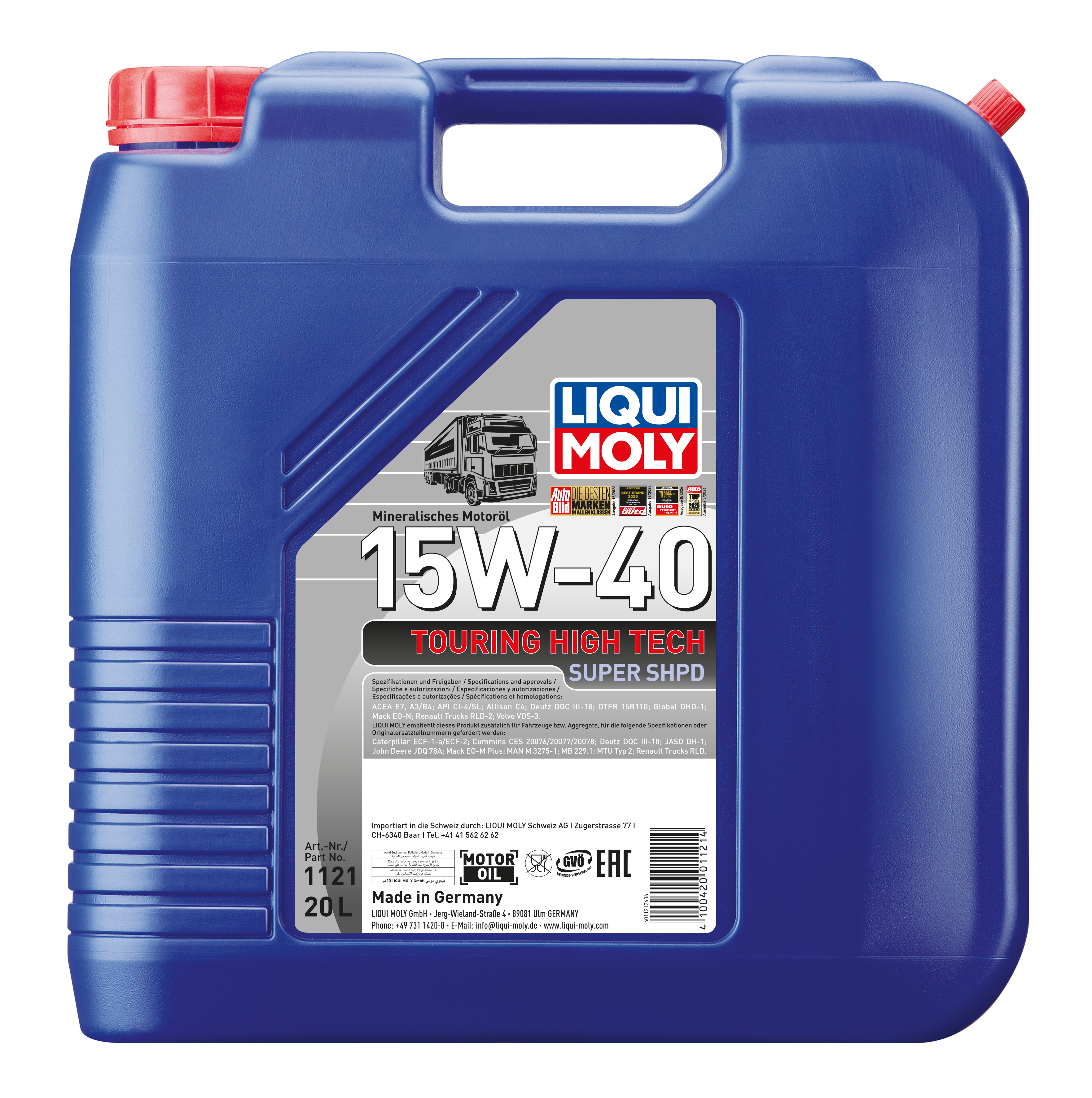 Liqui Moly Touring High Tech Super Shpd 15W-40 - 20 Litres