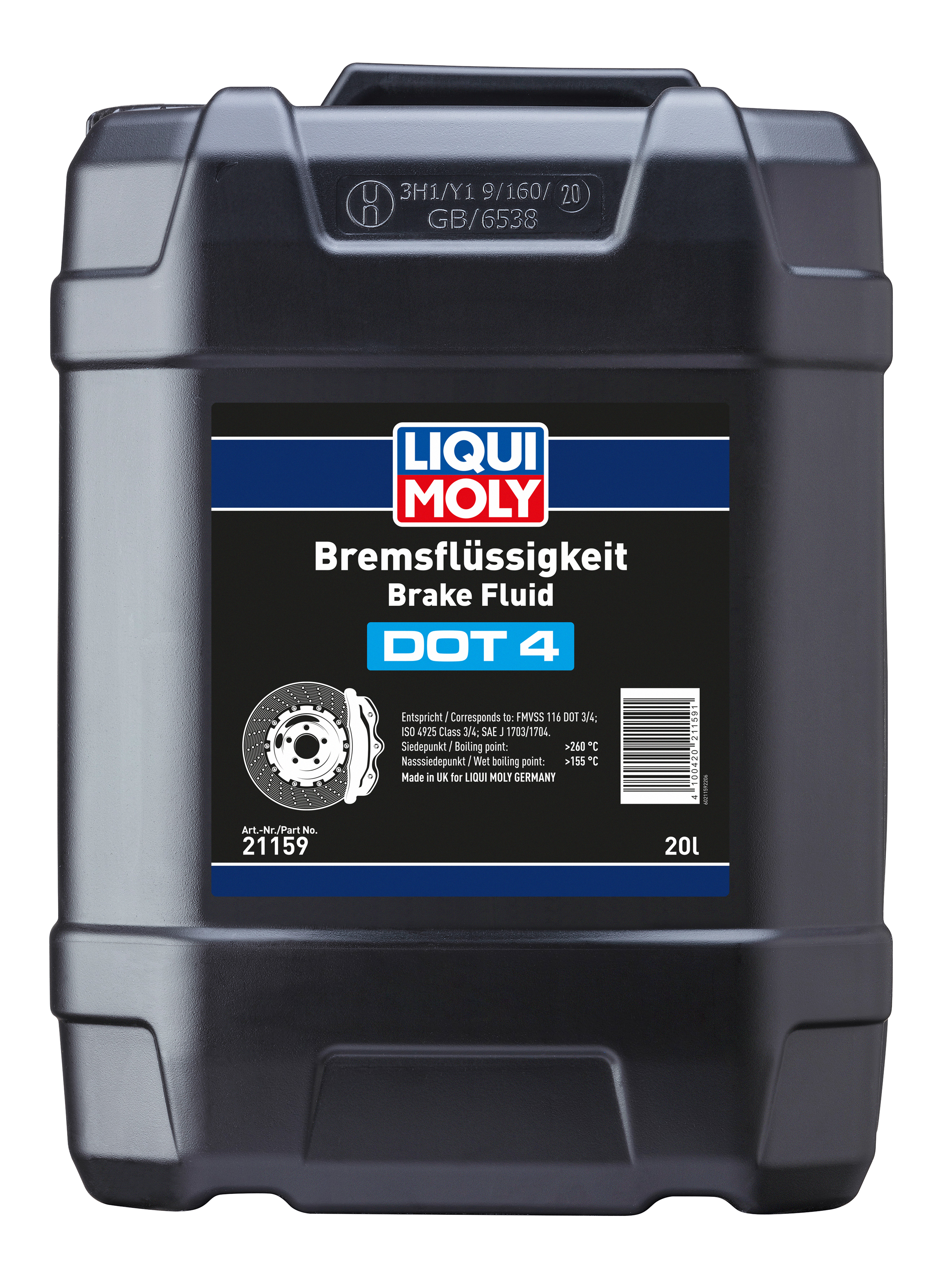 Liqui Moly Brake Fluid Dot 4 - 20 Litres